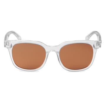 Wilder Thea Clear & Brown Polarized Sunglasses