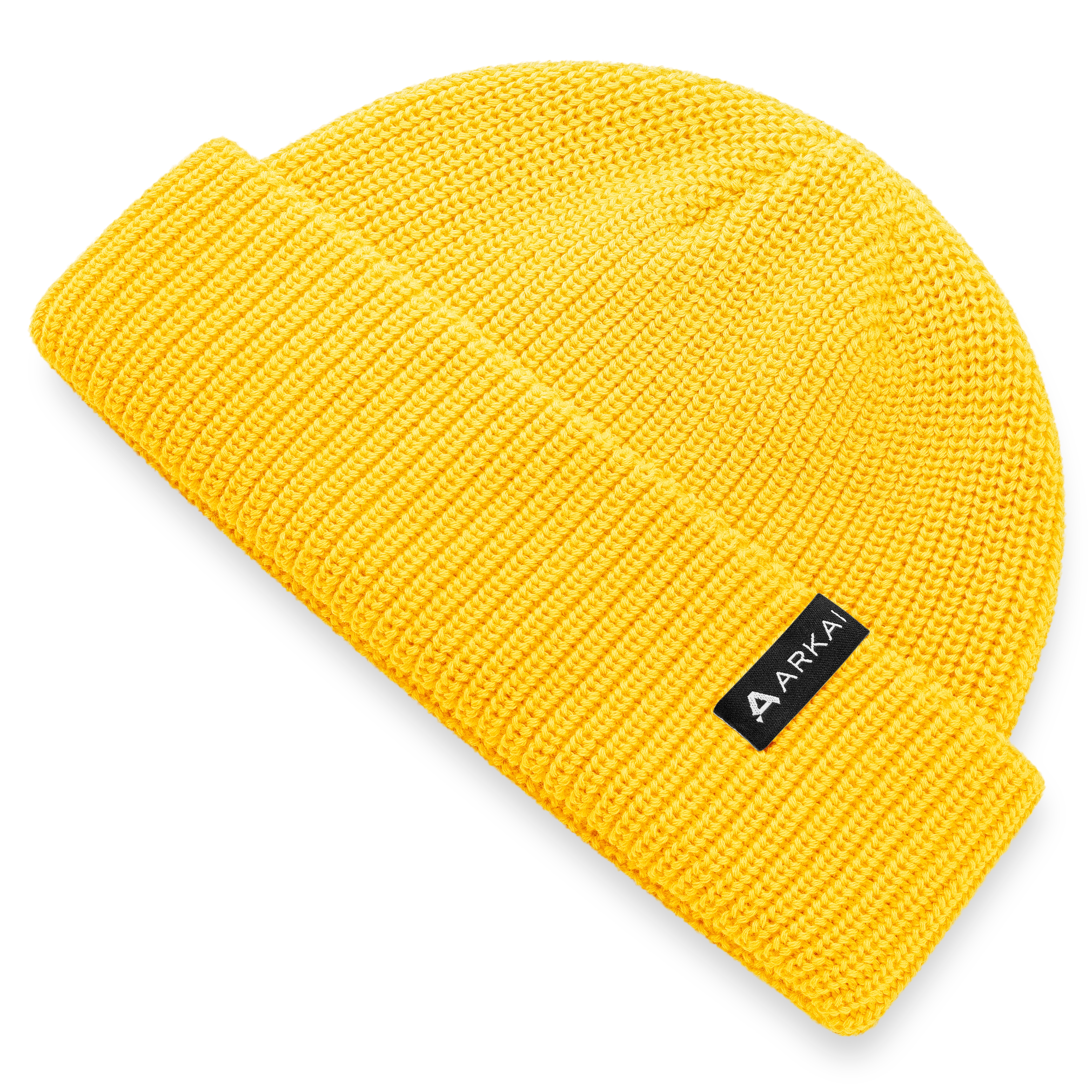 Nordic | Fisherman beanie i gul polyester - 5