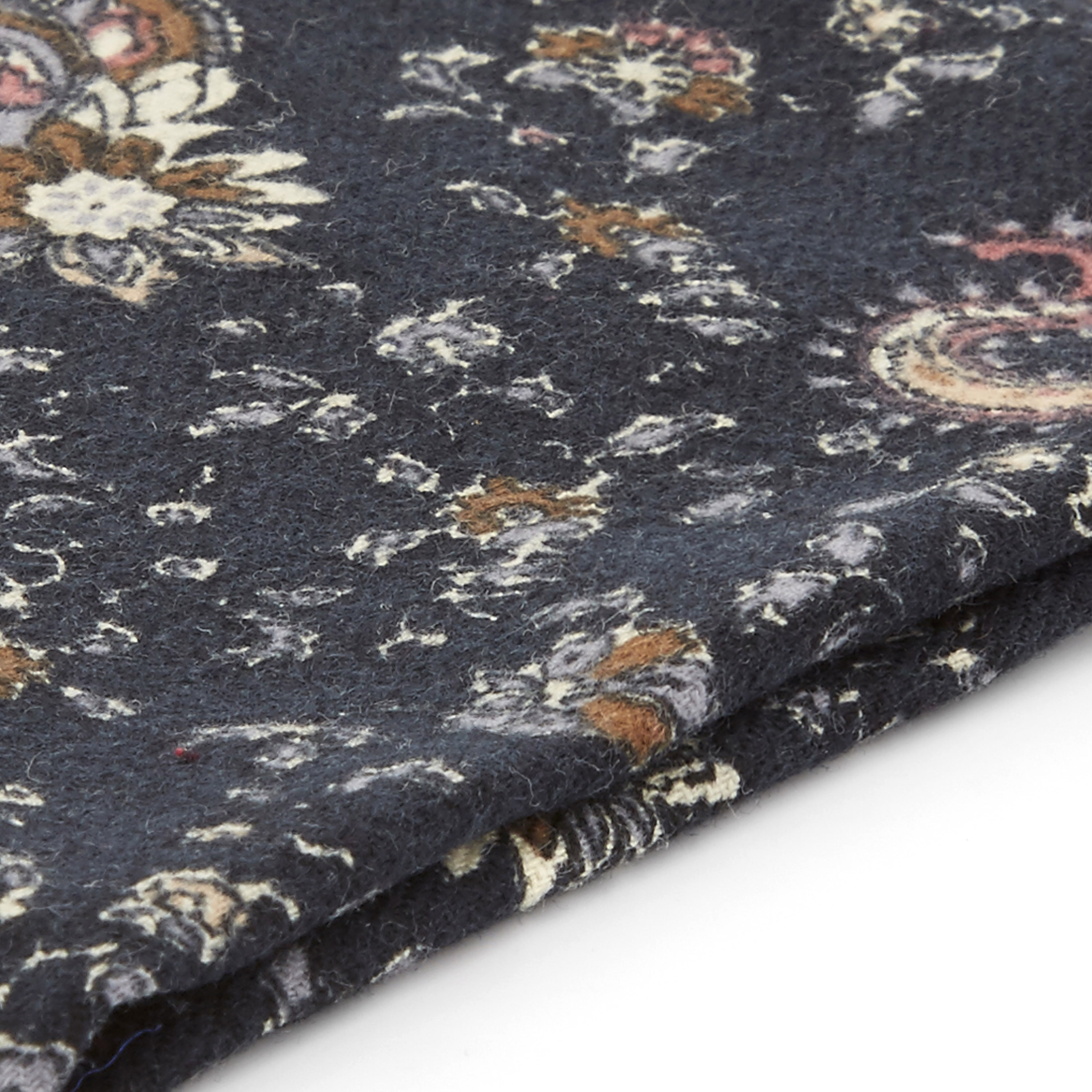 Svart Lommetørkle med Paisleymønster - 2