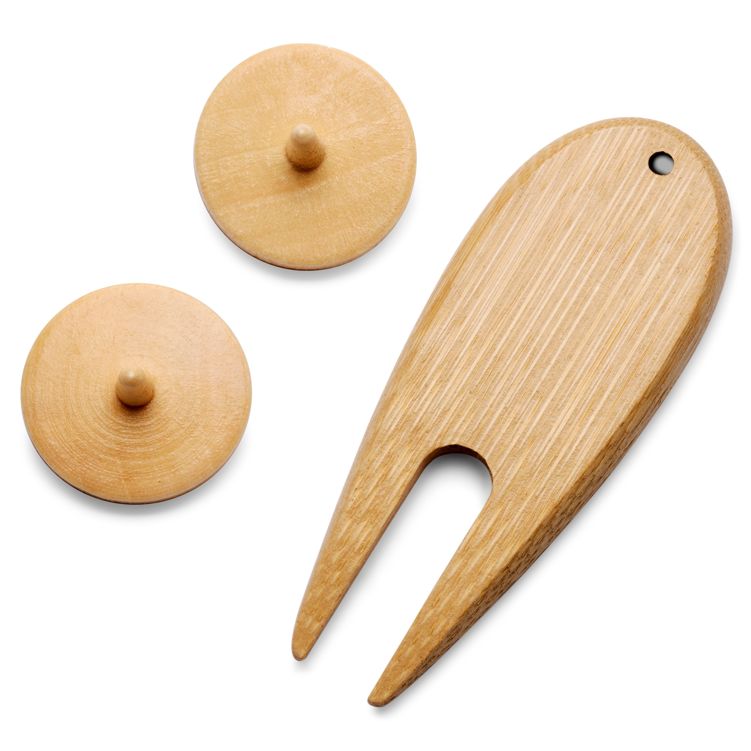 Golf Set | Bamboo Divot, Tees & Ball Markers - 4