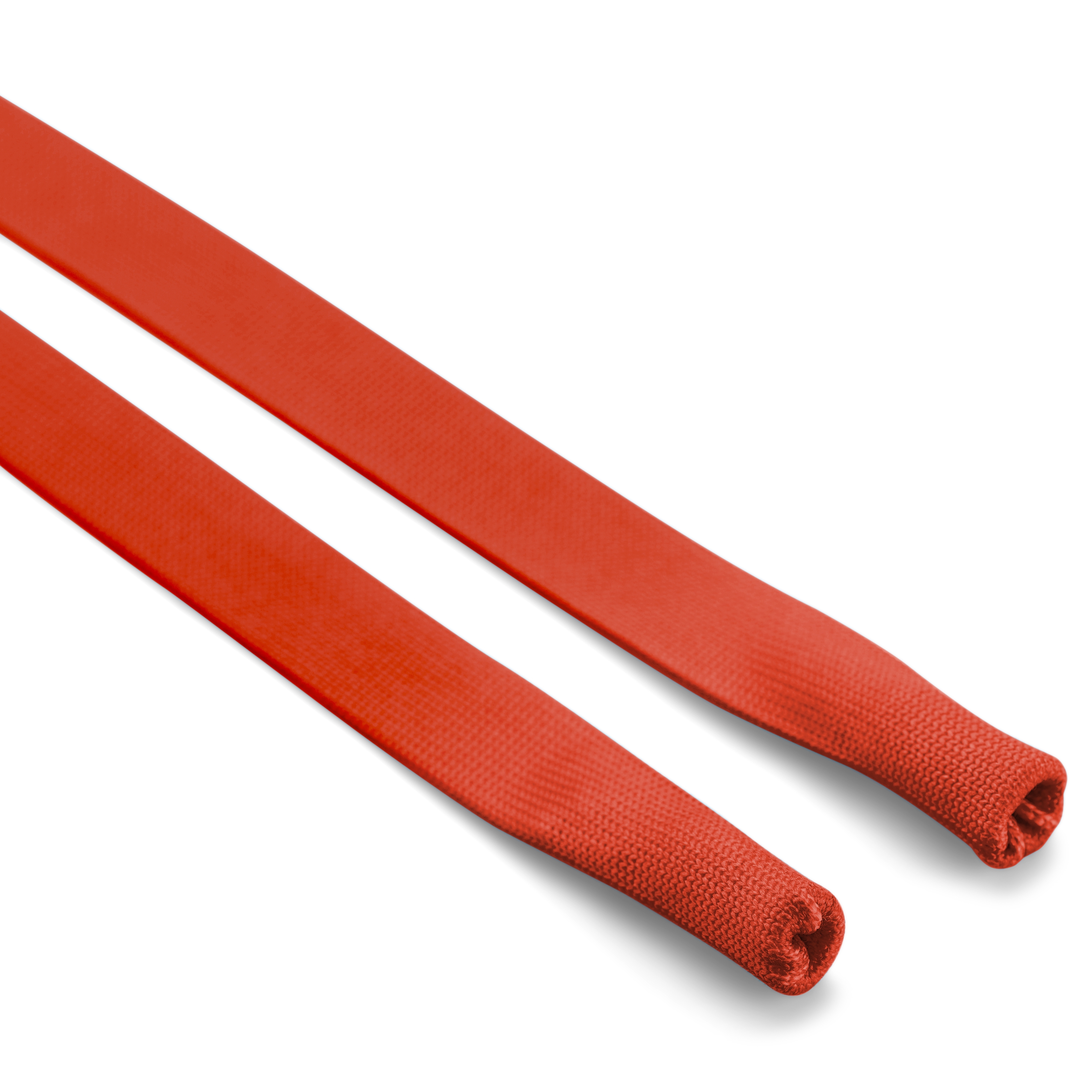 Breit Rot & Leder Sonnenbrillenband - 4