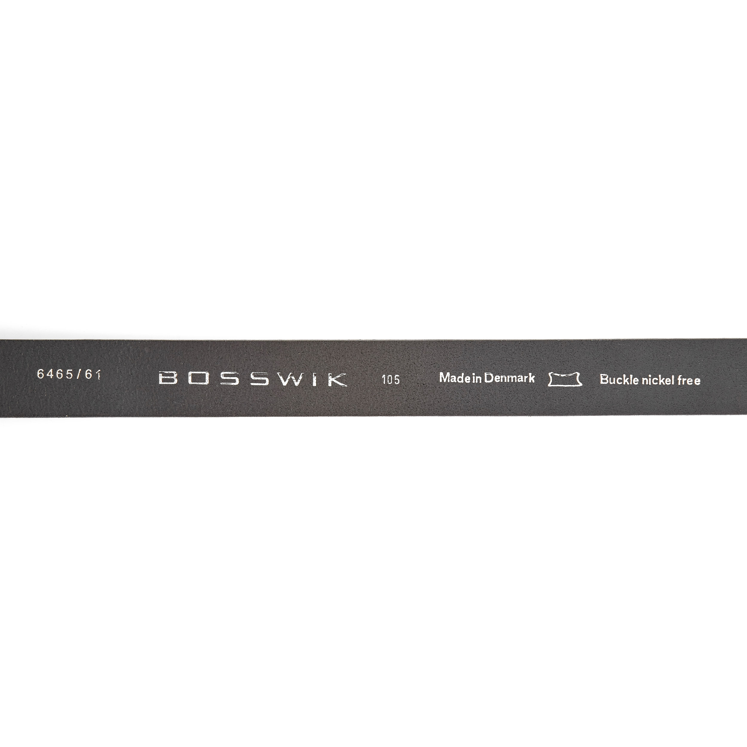 Sort & Sølv Læderbælte - 3