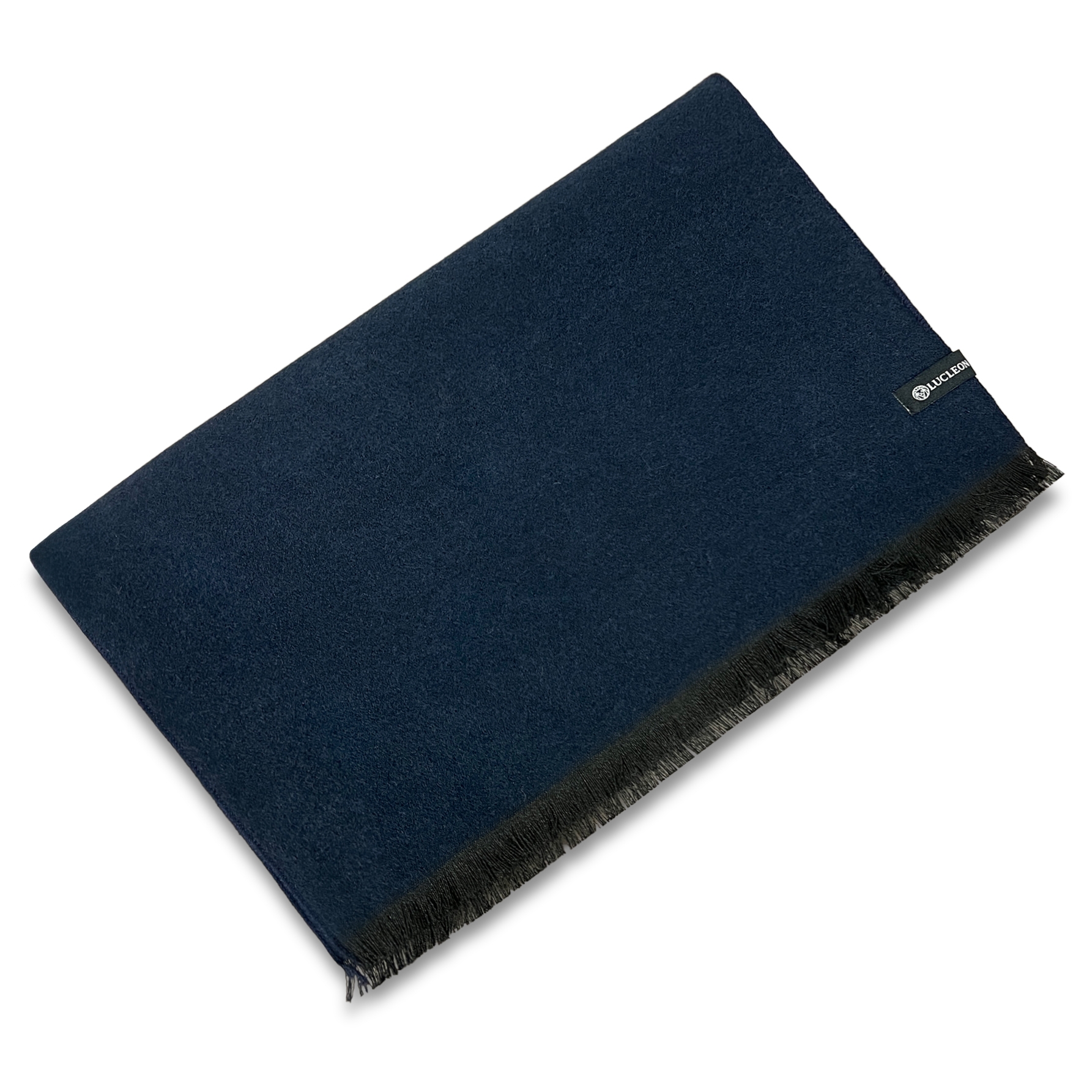 Metro | Navy Ensfarvet Elegant Tørklæde - 2