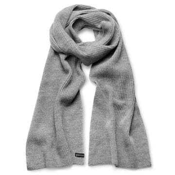 Baltic | Grey Rib Knitted Acrylic Scarf Baltic | Grey Rib Knitted Acrylic Scarf