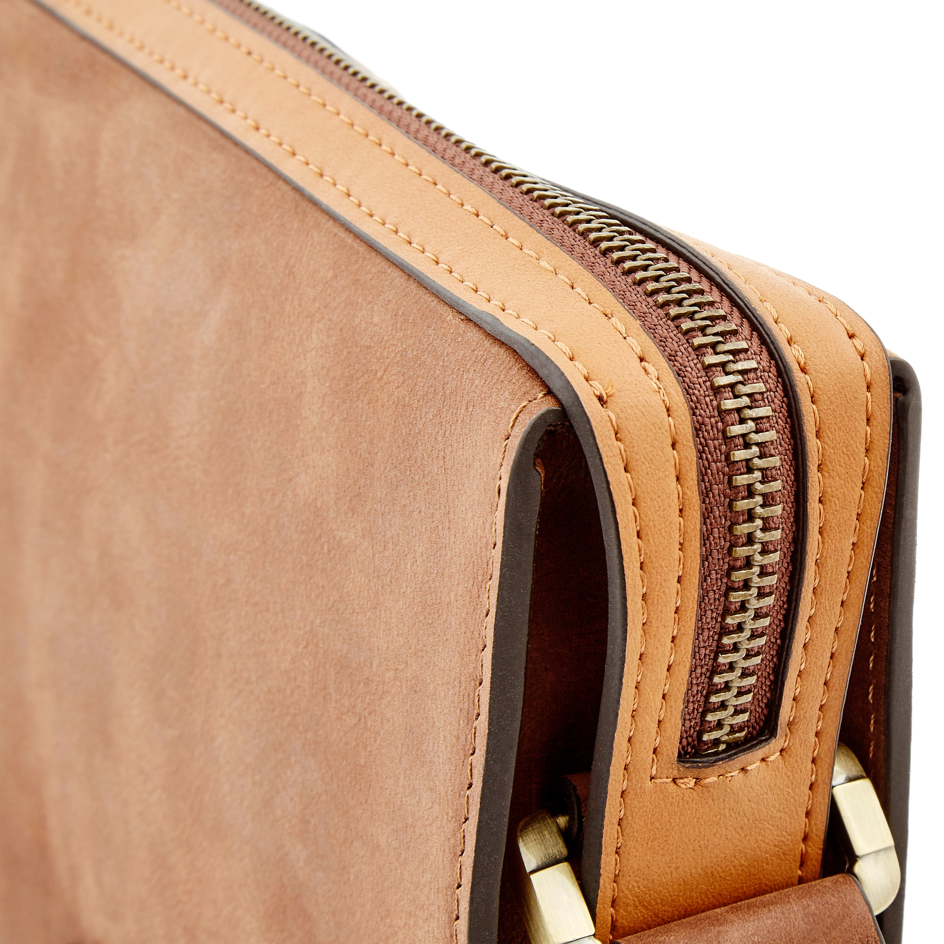 Brown Leather School Satchel - 6