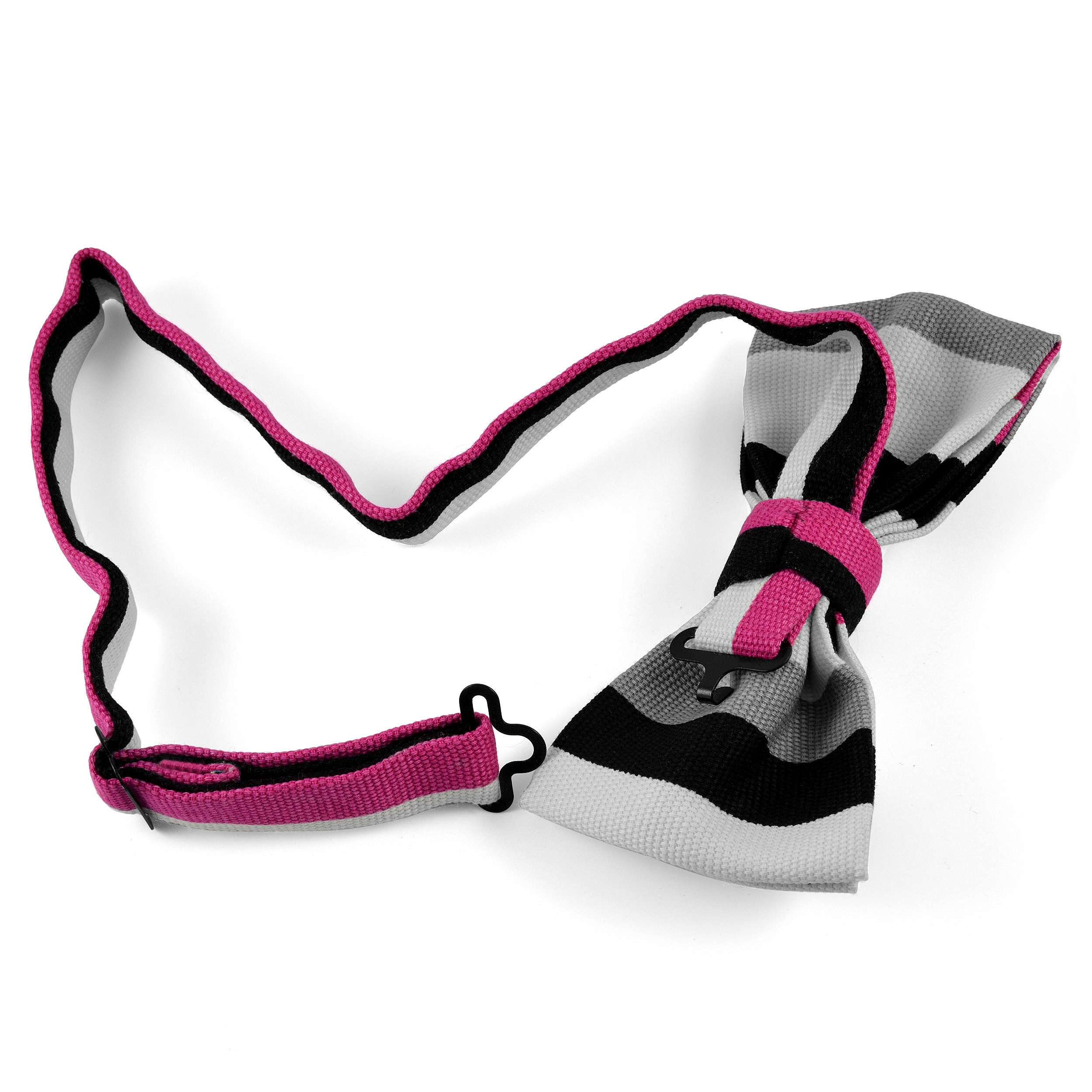 Gestreifte Leinenfliege In Schwarz & Weiß  - 3