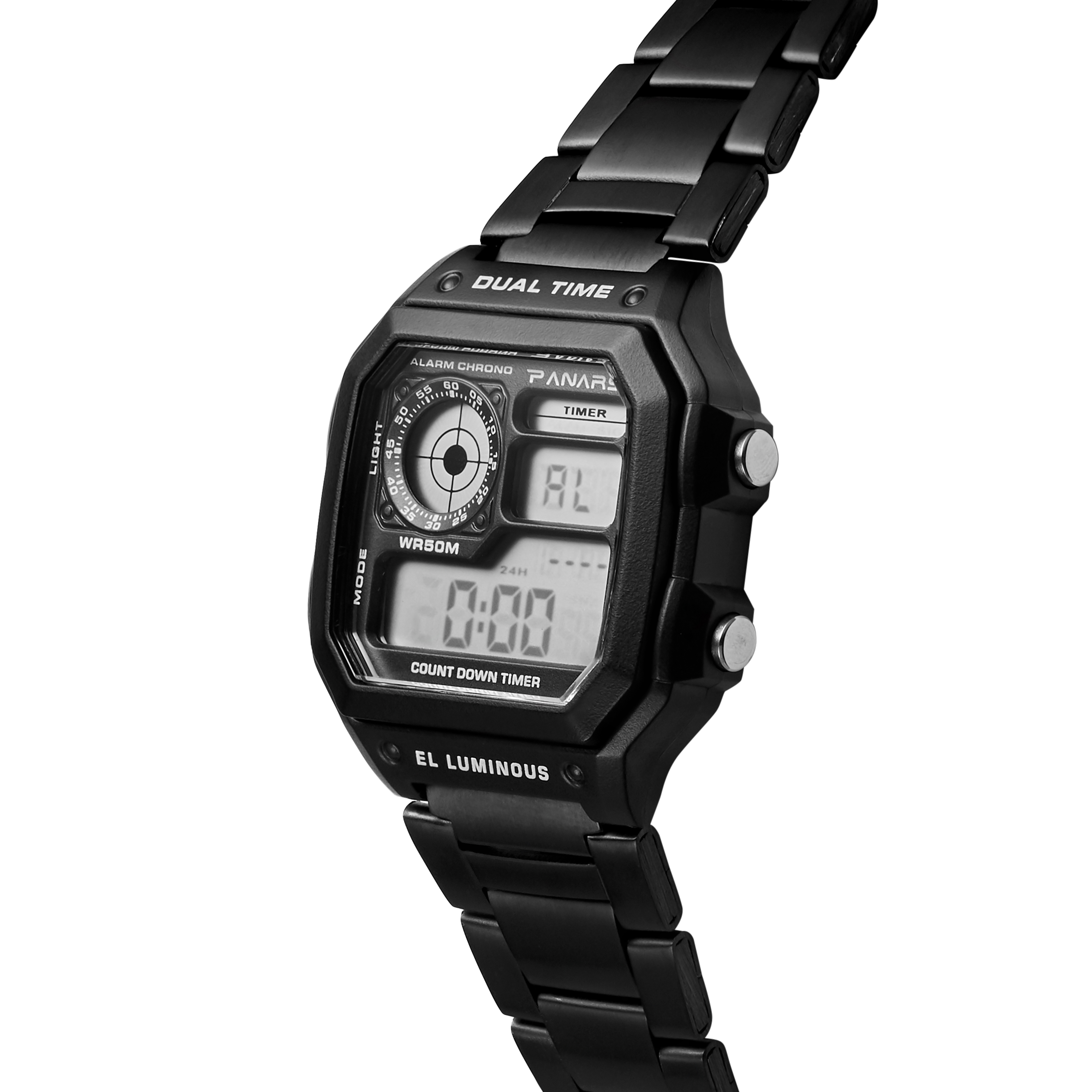 Schwarze Jeremy Digitaluhr - 3