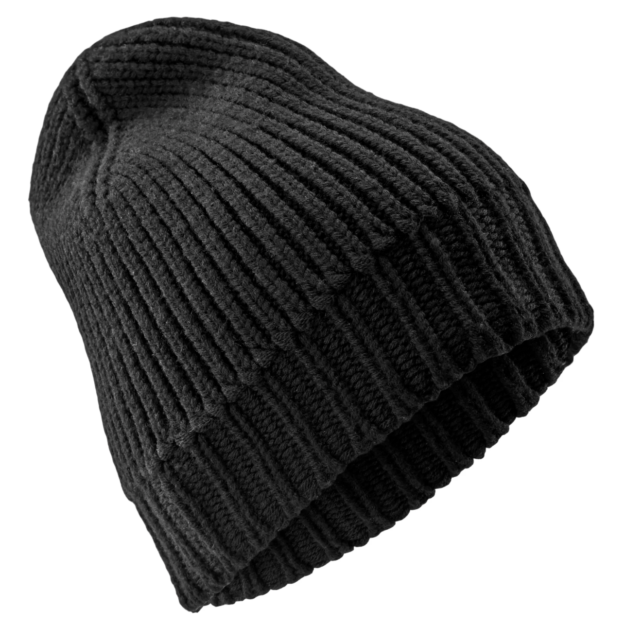 Černá šála Franky Urban a  černá čepice Keenan Merino Kane Beanie - 3