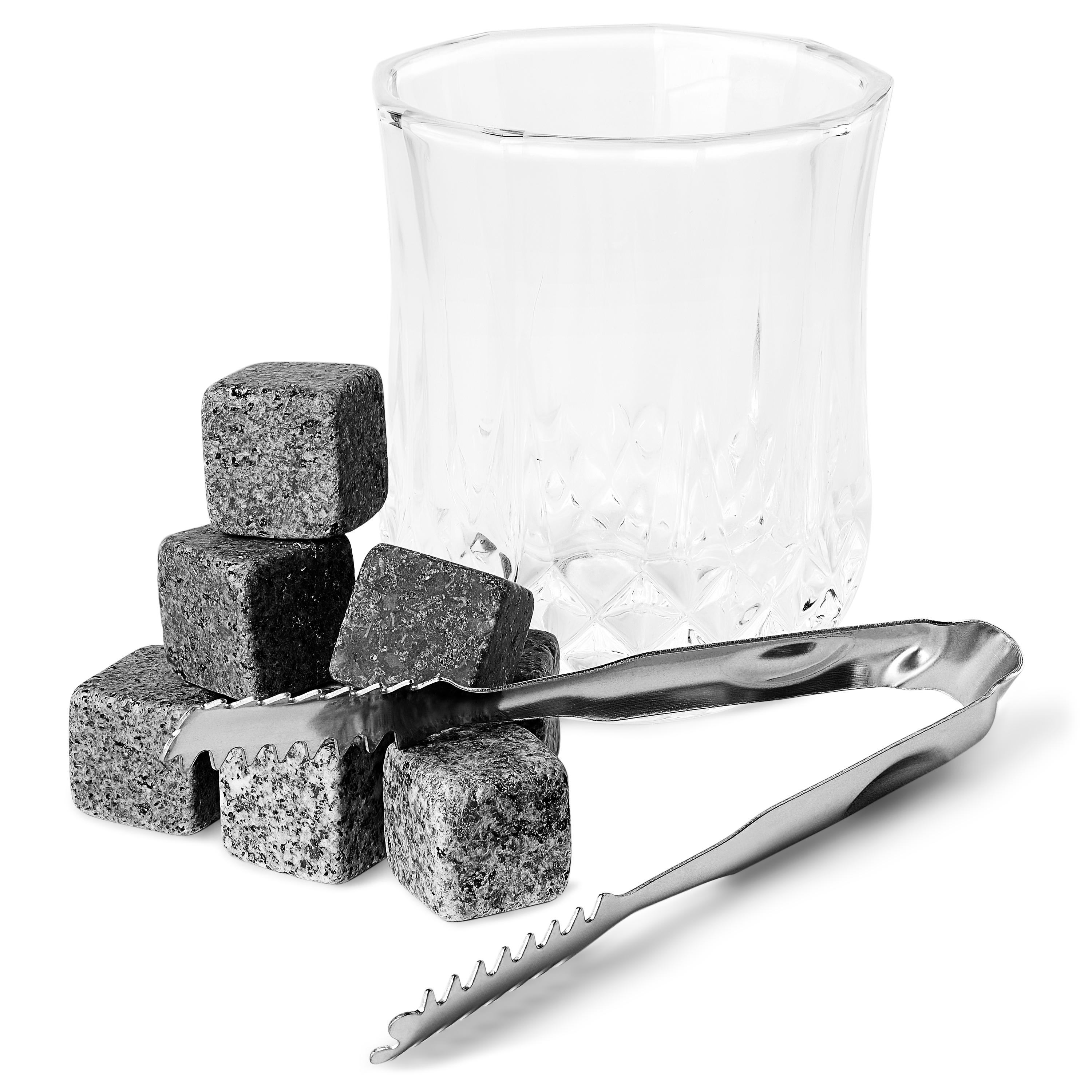 Viskisetti | Lasi, pihdit ja marmorikivet - 3