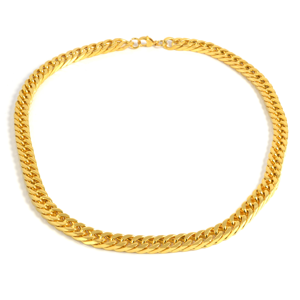 Gold-Toned Steel Necklace - 1