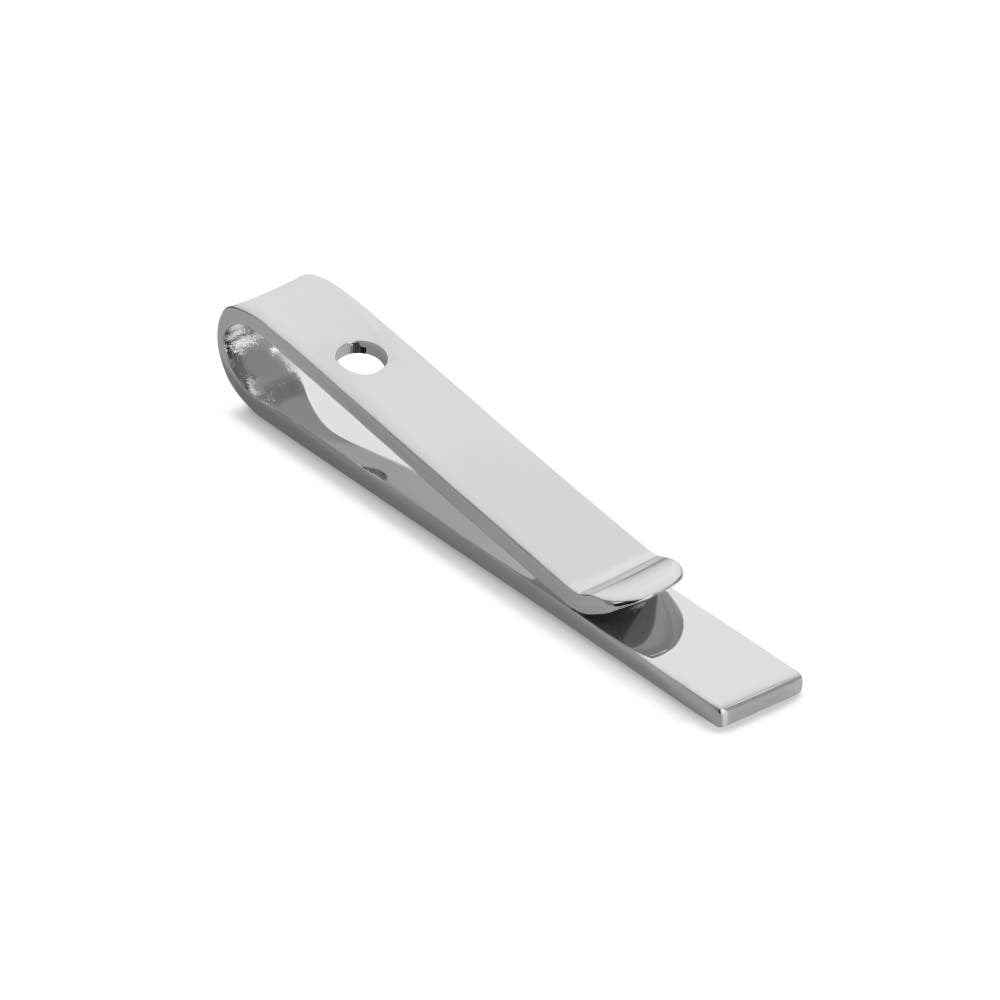 hover: Matte Silver-Tone 1 3/5" (4 cm) Tie Bar hover: Matte Silver-Tone 1 3/5" (4 cm) Tie Bar