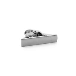 Mini Silver-Tone Tie Clip
