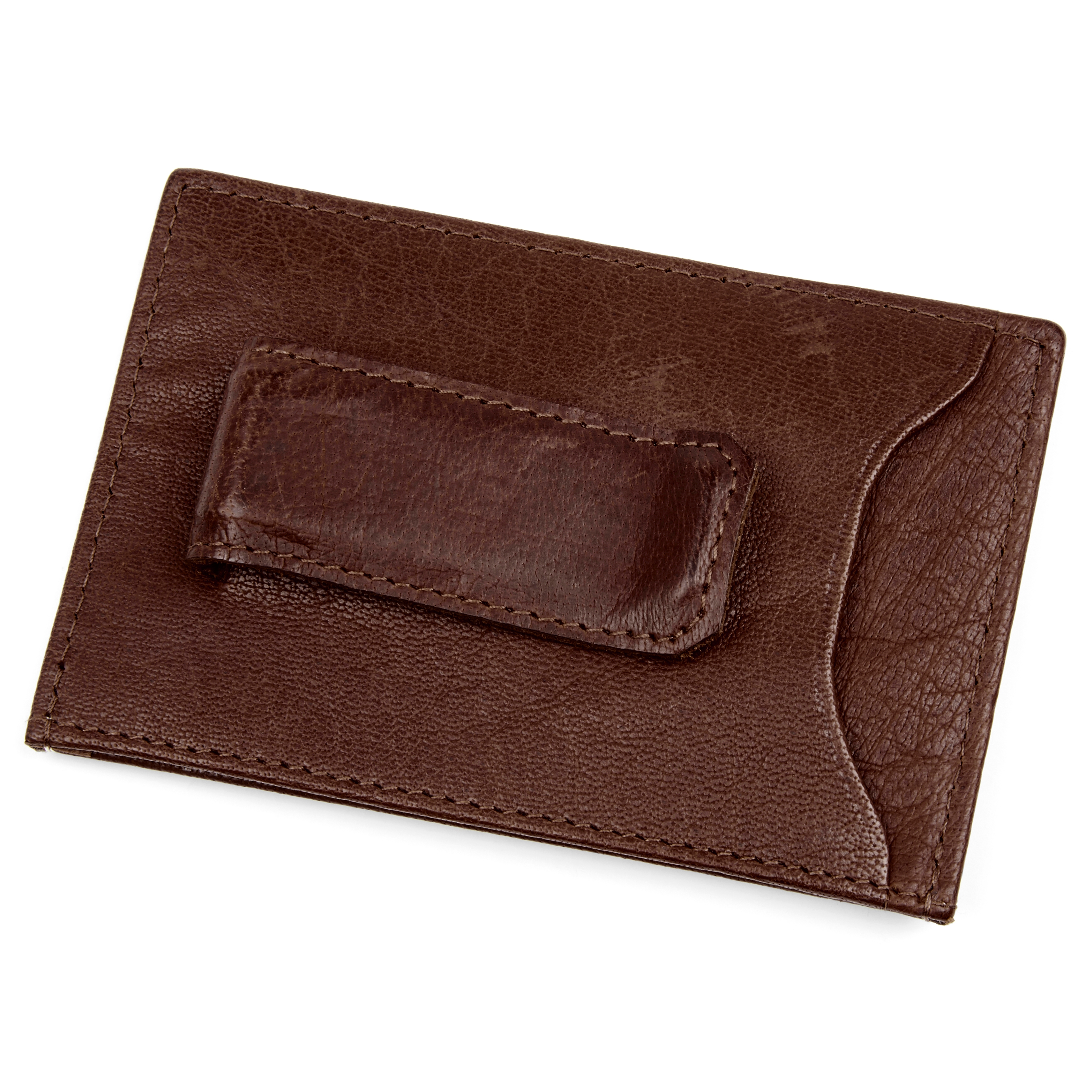 Oxford Brun Clip-On Skinnkortholder - 2
