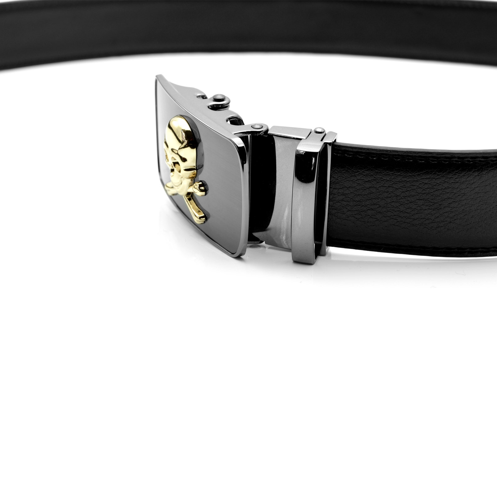 Gold Skull Auto Lock Belt - 2
