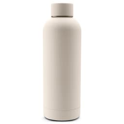 Botella de agua | 500 ml | Acero inoxidable blanco
