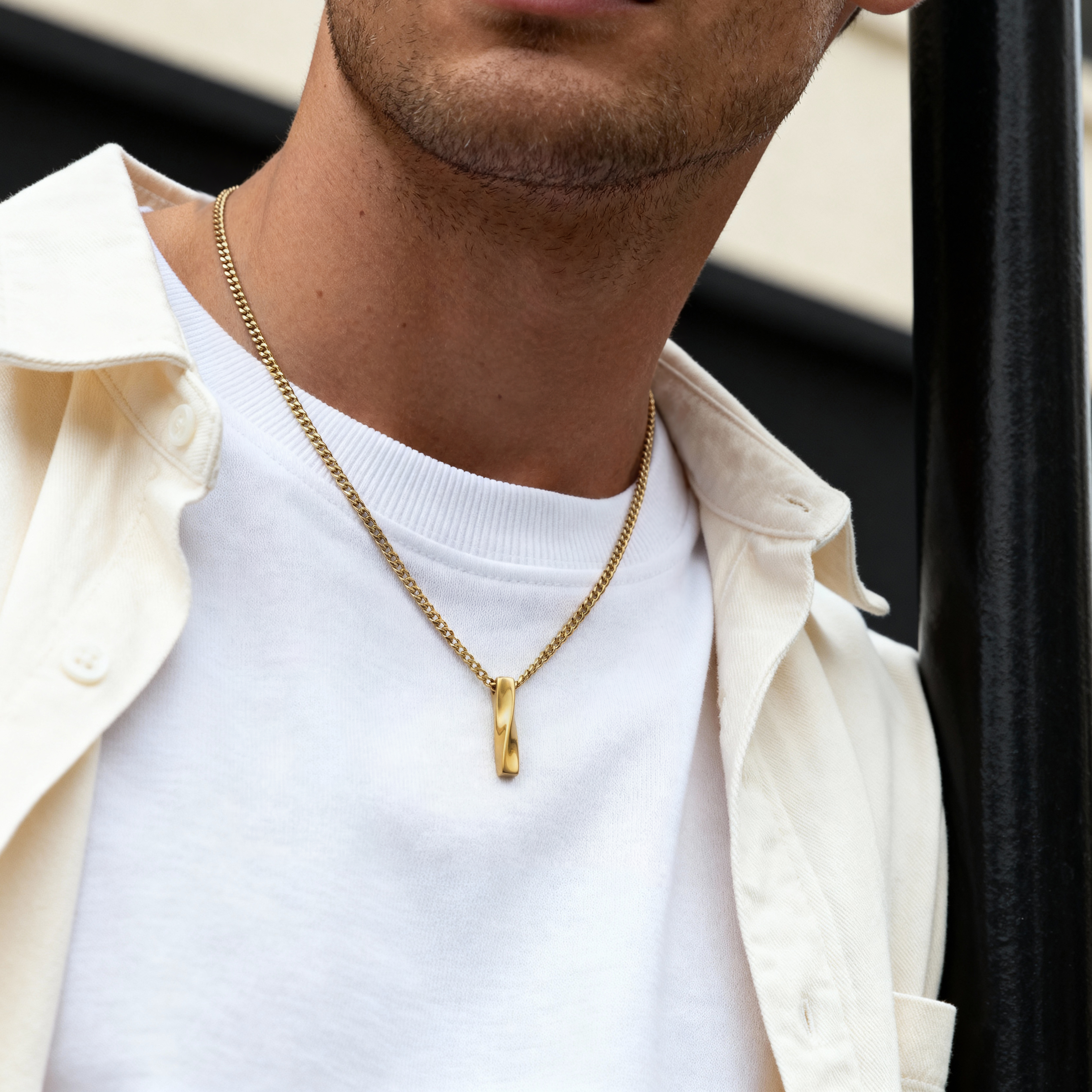 Cruz | Guldfarvet Halskæde - 2