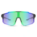 Momentum | Schwarz & grün Sport Sonnenbrille mit umschließendem Rahmen Momentum | Schwarz & grün Sport Sonnenbrille mit umschließendem Rahmen