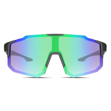 Momentum | Occhiali da sole sportivi avvolgenti neri e verdi Momentum | Occhiali da sole sportivi avvolgenti neri e verdi