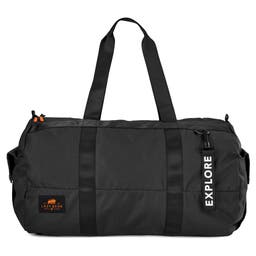 Lealand Black Foldable Duffel Bag 
