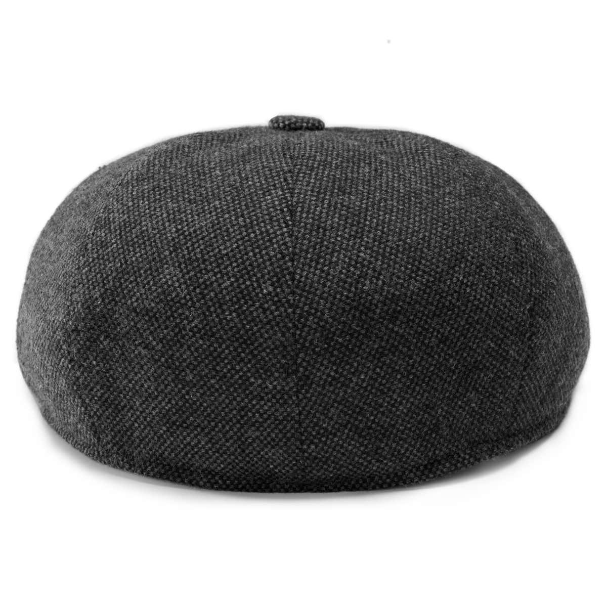Moda Dark Grey Wool Newsboy Cap In stock! Fawler