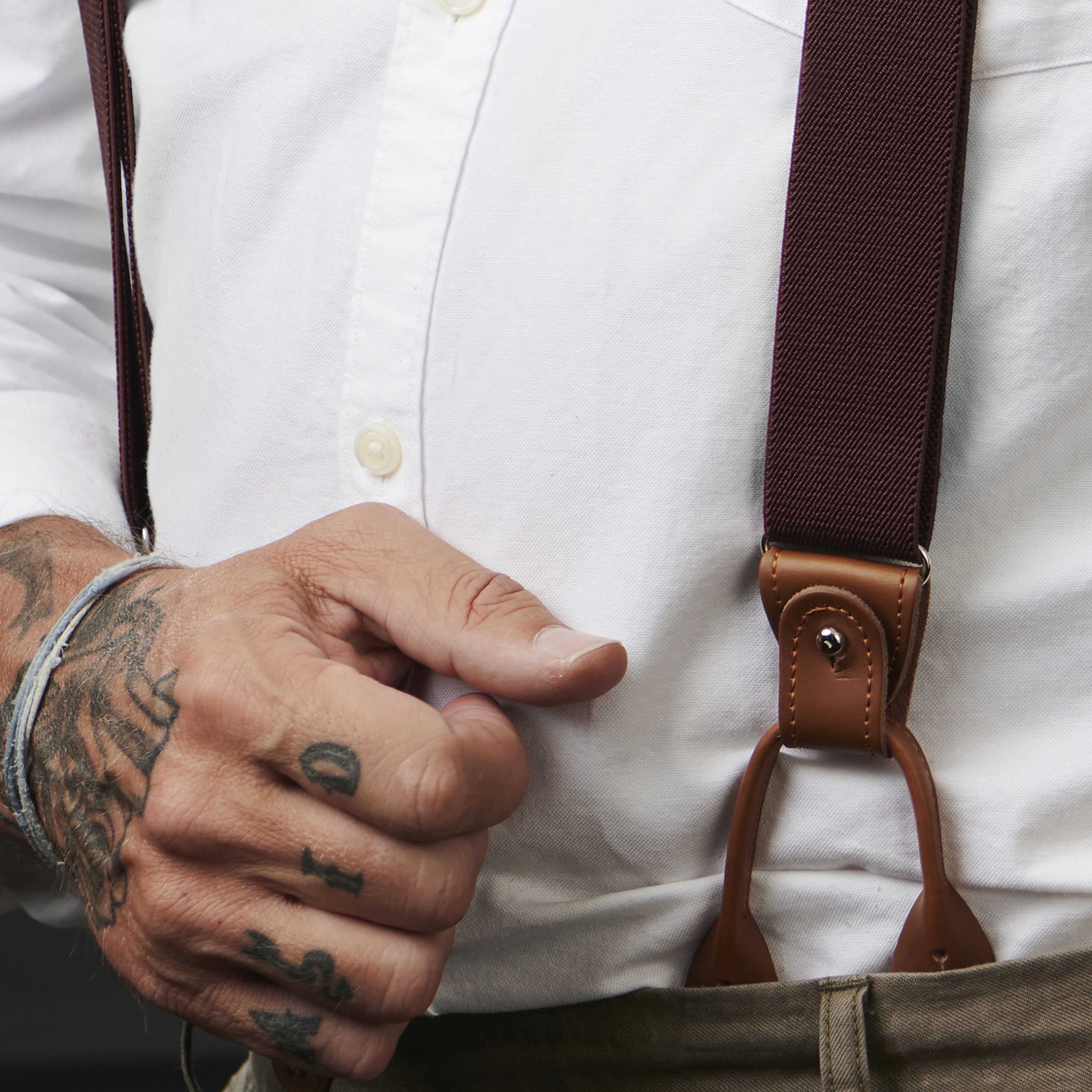 Bottoni In Metallo Per Bretelle Da Uomo (2 Confezioni) | Argento E Nero, 8 Bottoni Totali | Fissaggio A Martello, Diametro 12,7 Mm | CTM Logger Buttons Per Pantaloni
