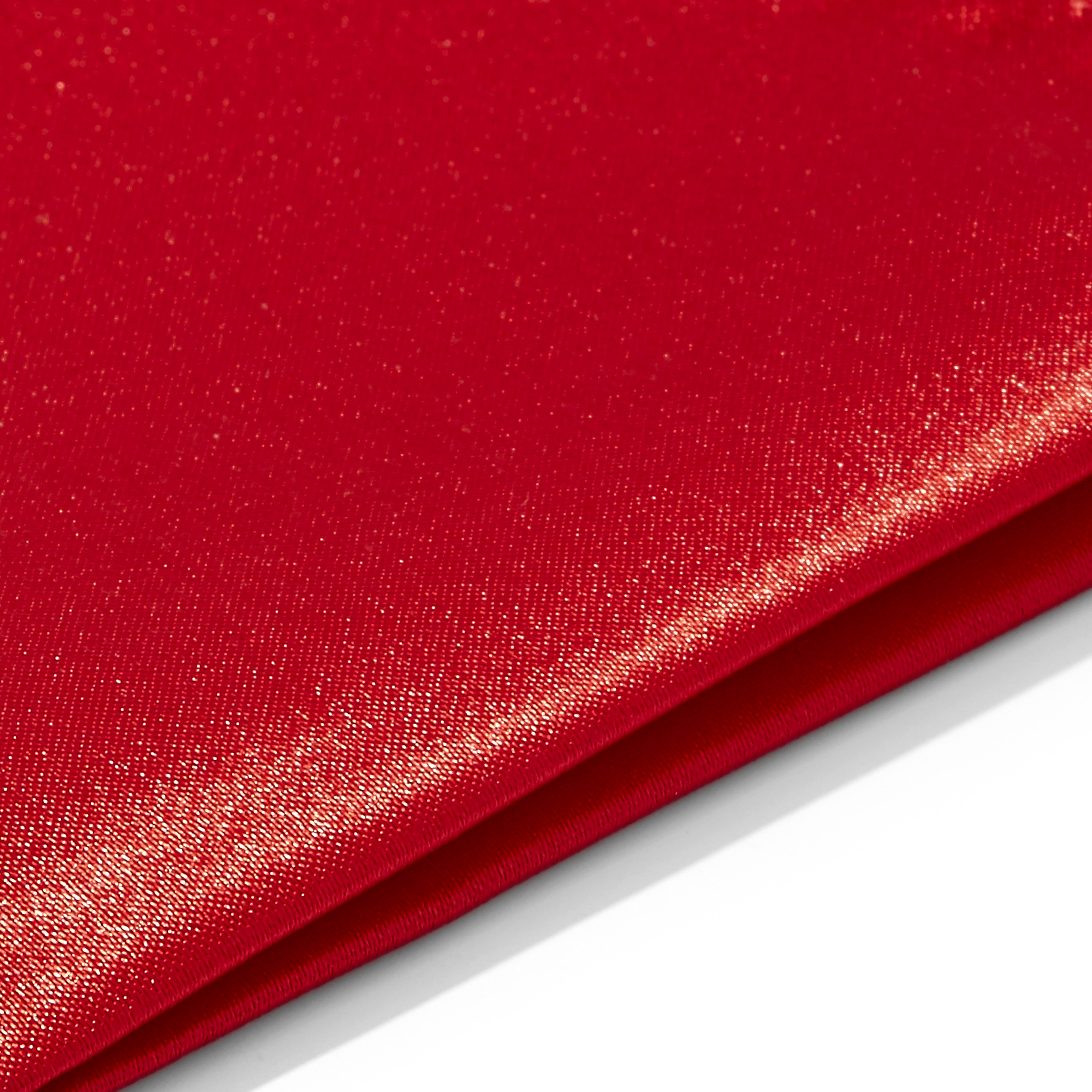 Shiny Red Simple Pocket Square - 2