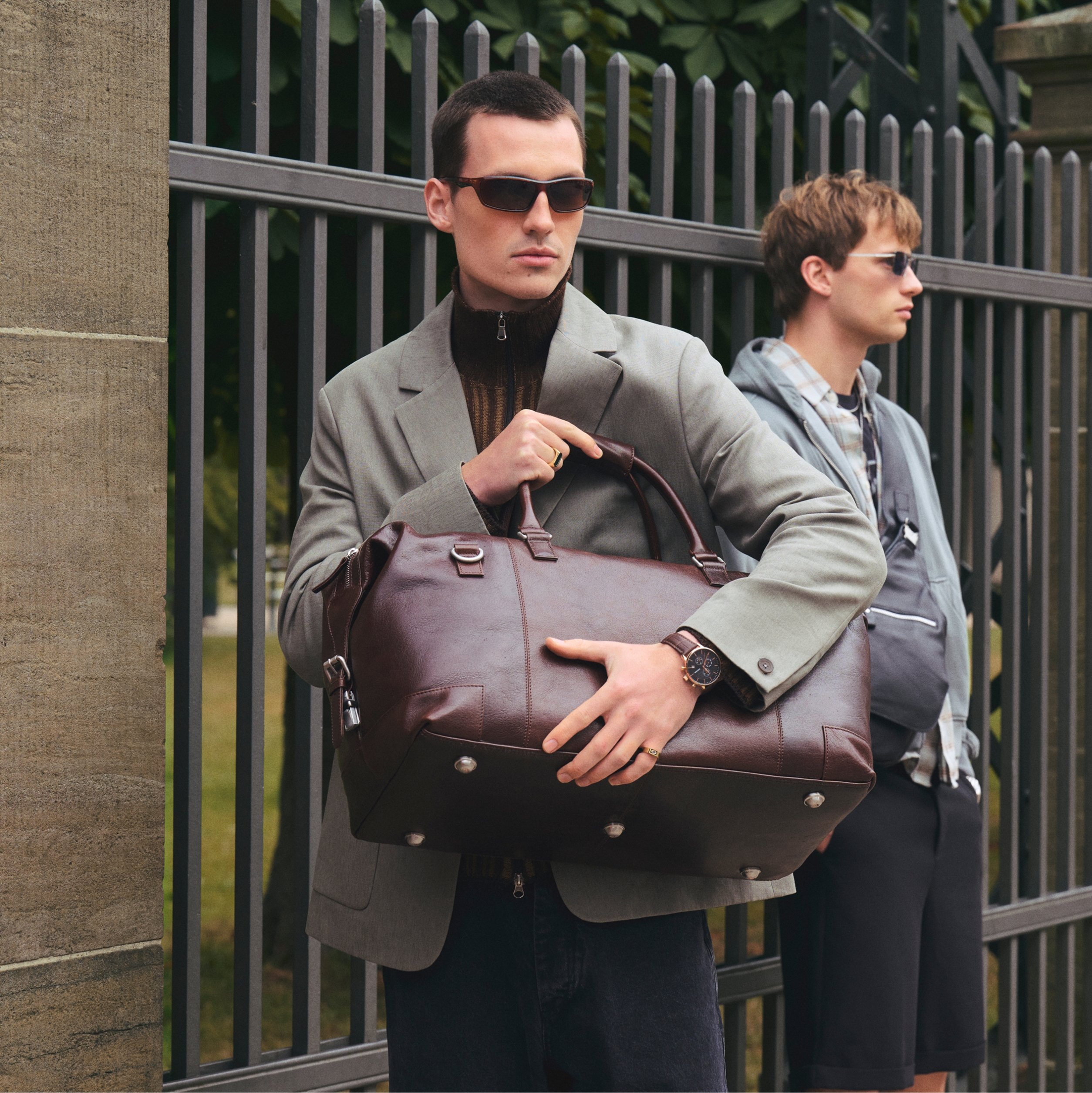 Brown California Weekend Bag - 2