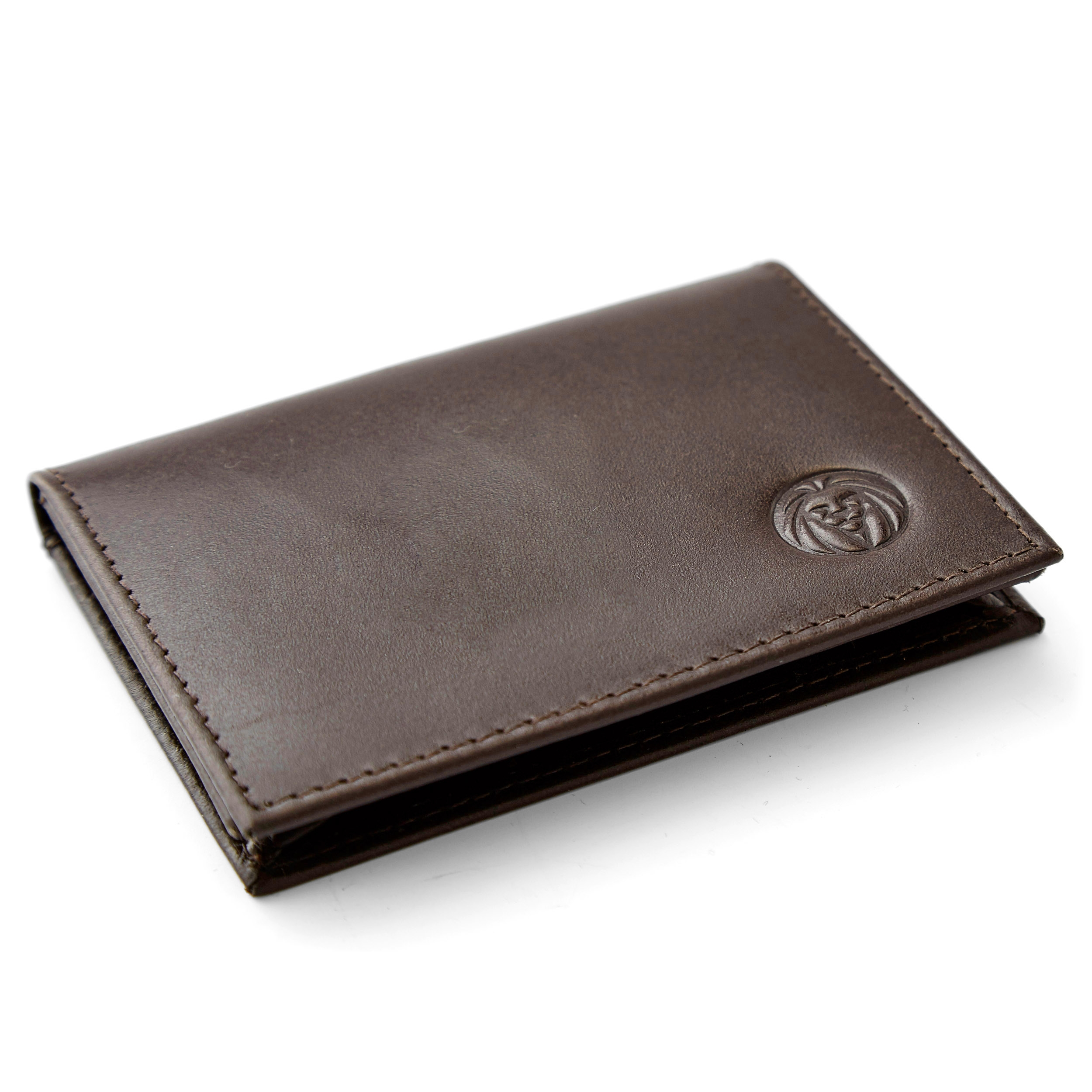 Brown Bifold Card Holder with RFID blocker - 4