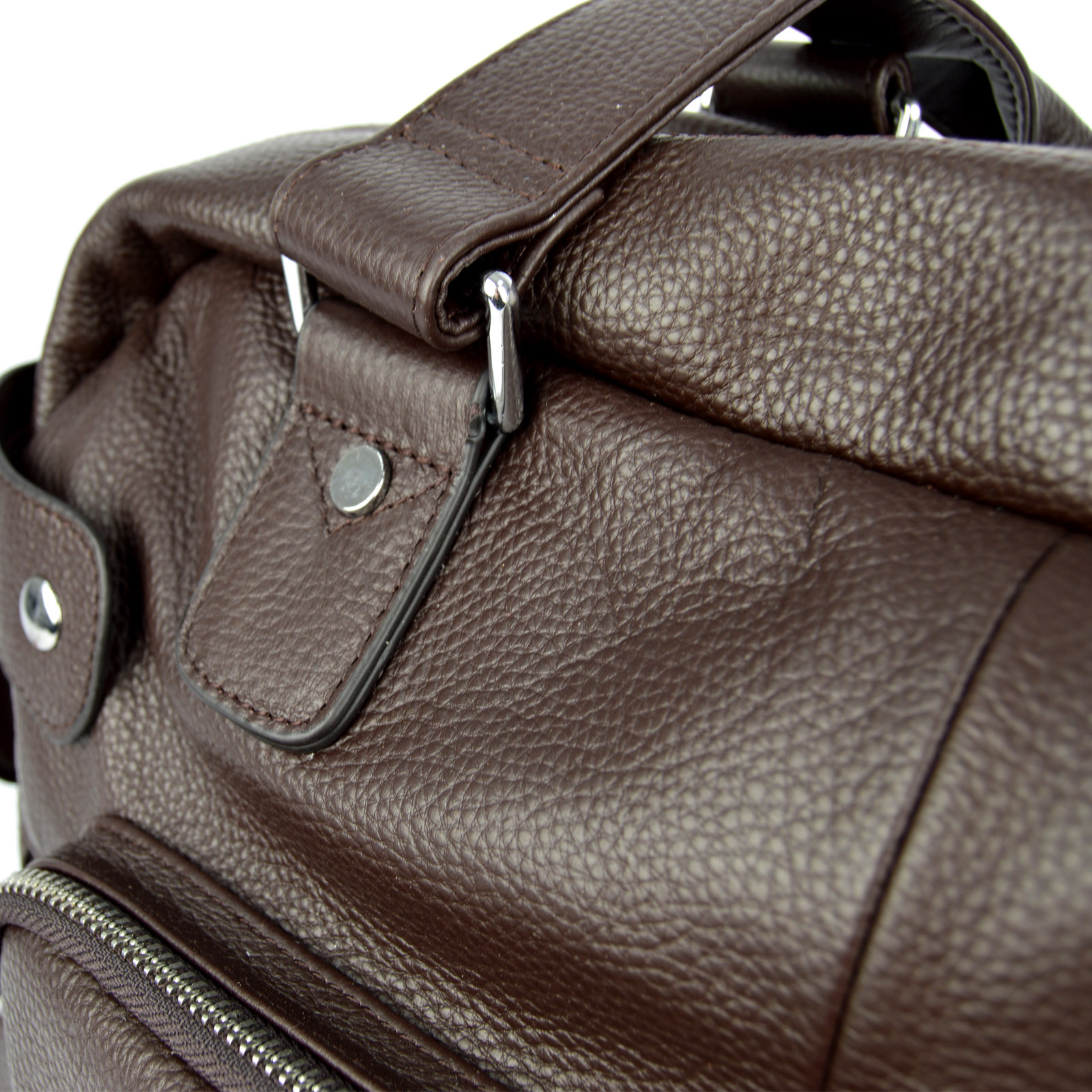 Bolsa de cuero marrón exclusivo VT - 13