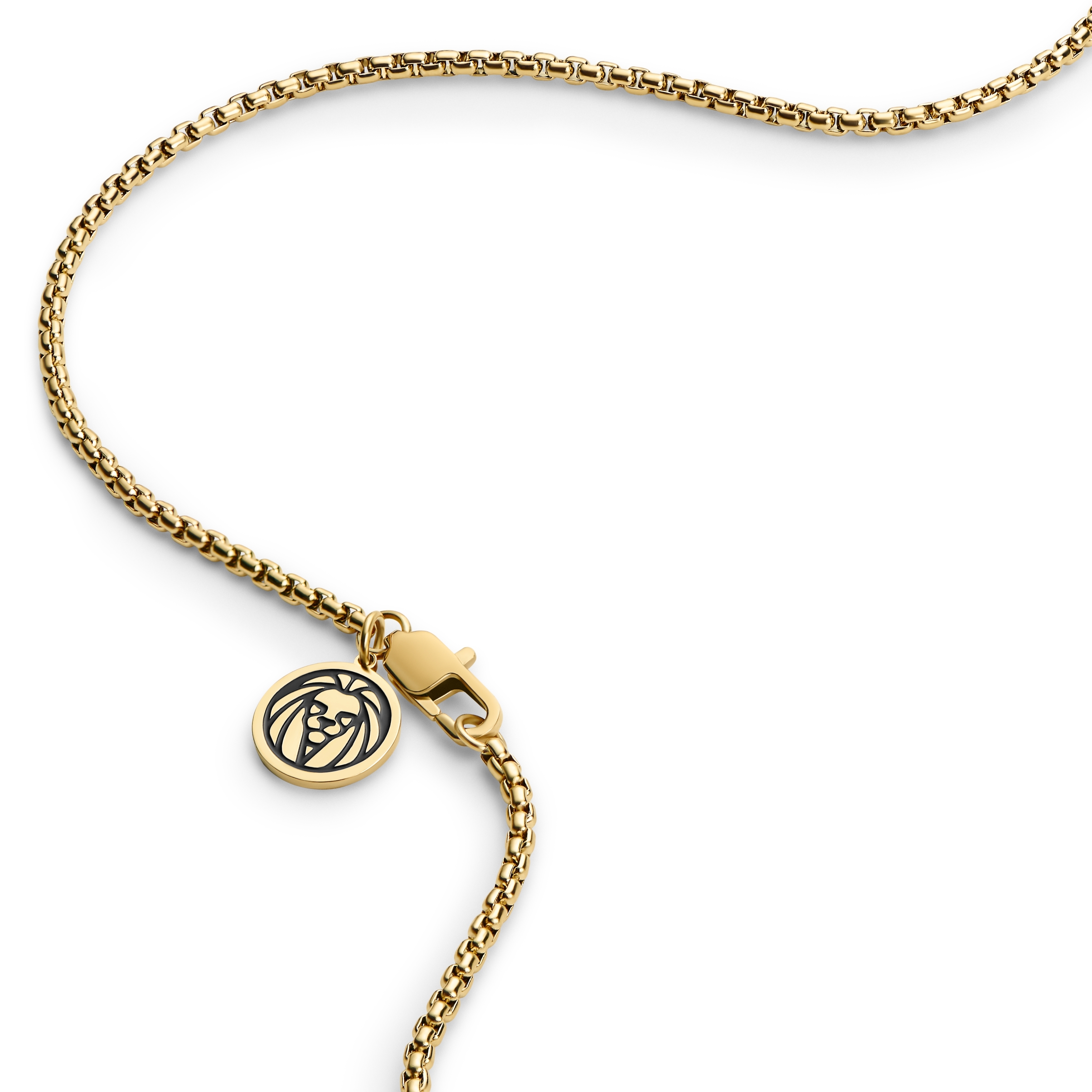 Essentials | Collana a catena curva da 2 mm color oro - 3