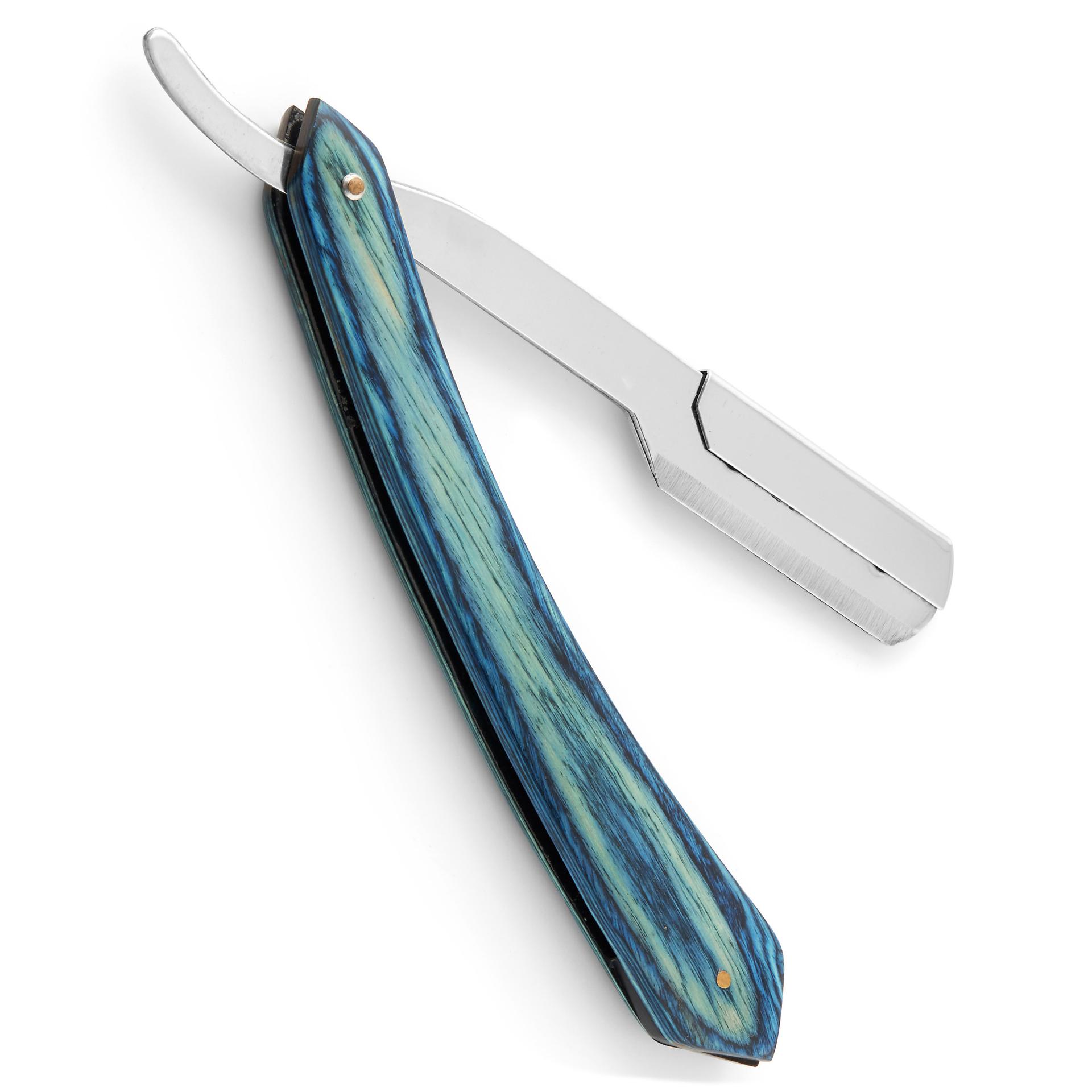 Blue Straight Razor For Disposable Blades | In stock! | River Grooming