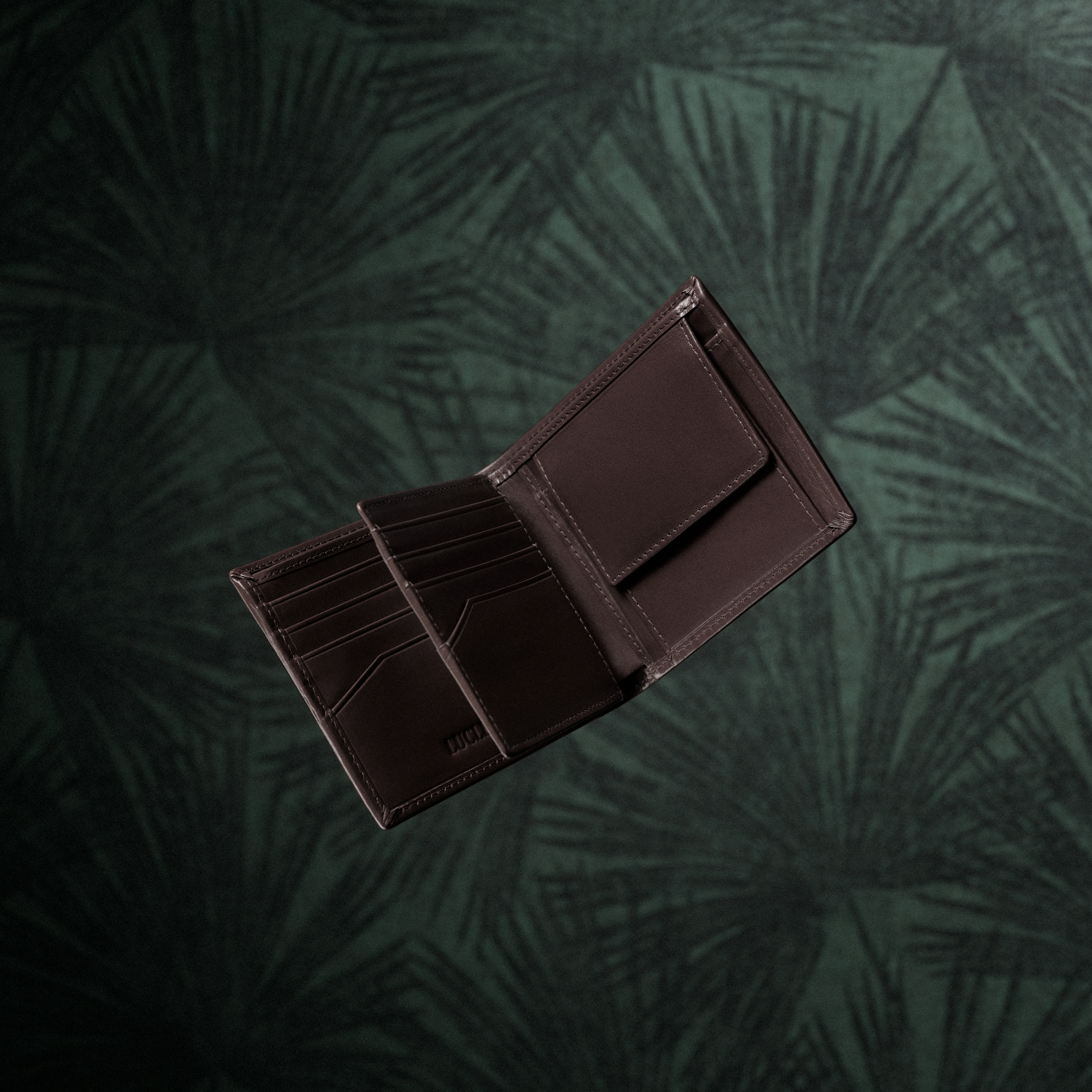 Тъмнокафяв кожен портфейл Tommy Jasper - 5