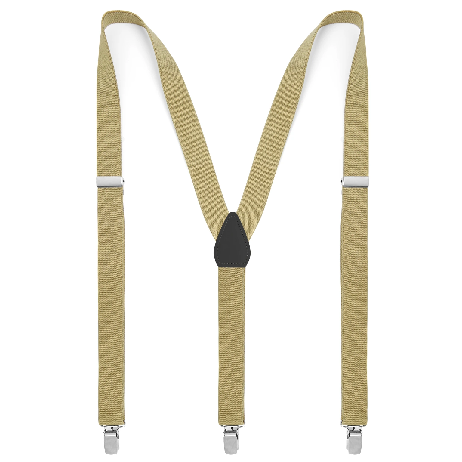 Slim Khaki Green Clip-On Suspenders Slim Khaki Green Clip-On Suspenders