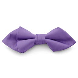 Light Purple Basic Pointy Pre-Tied Bow Tie