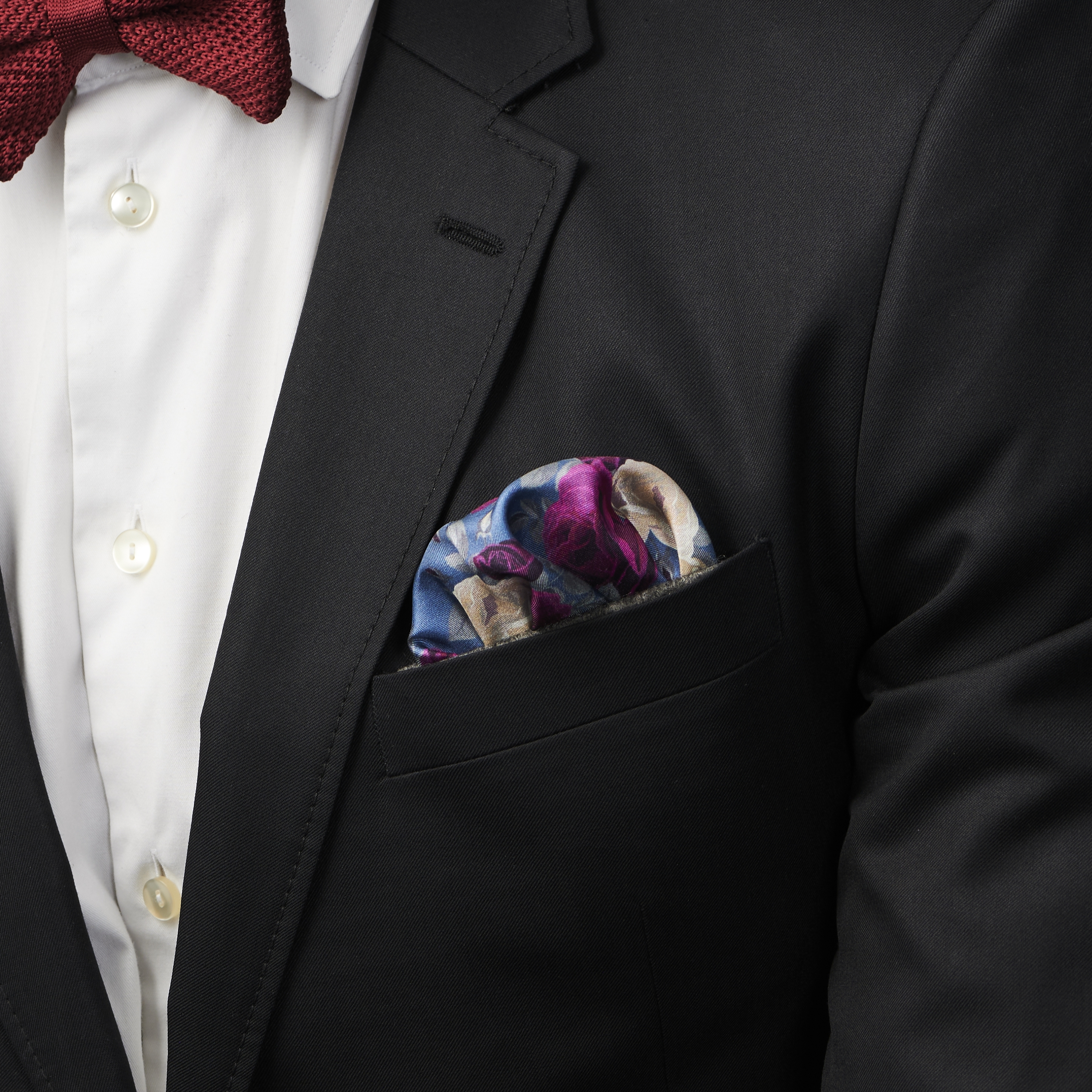 Pochette de costume Boho en soie Benoit  - 5