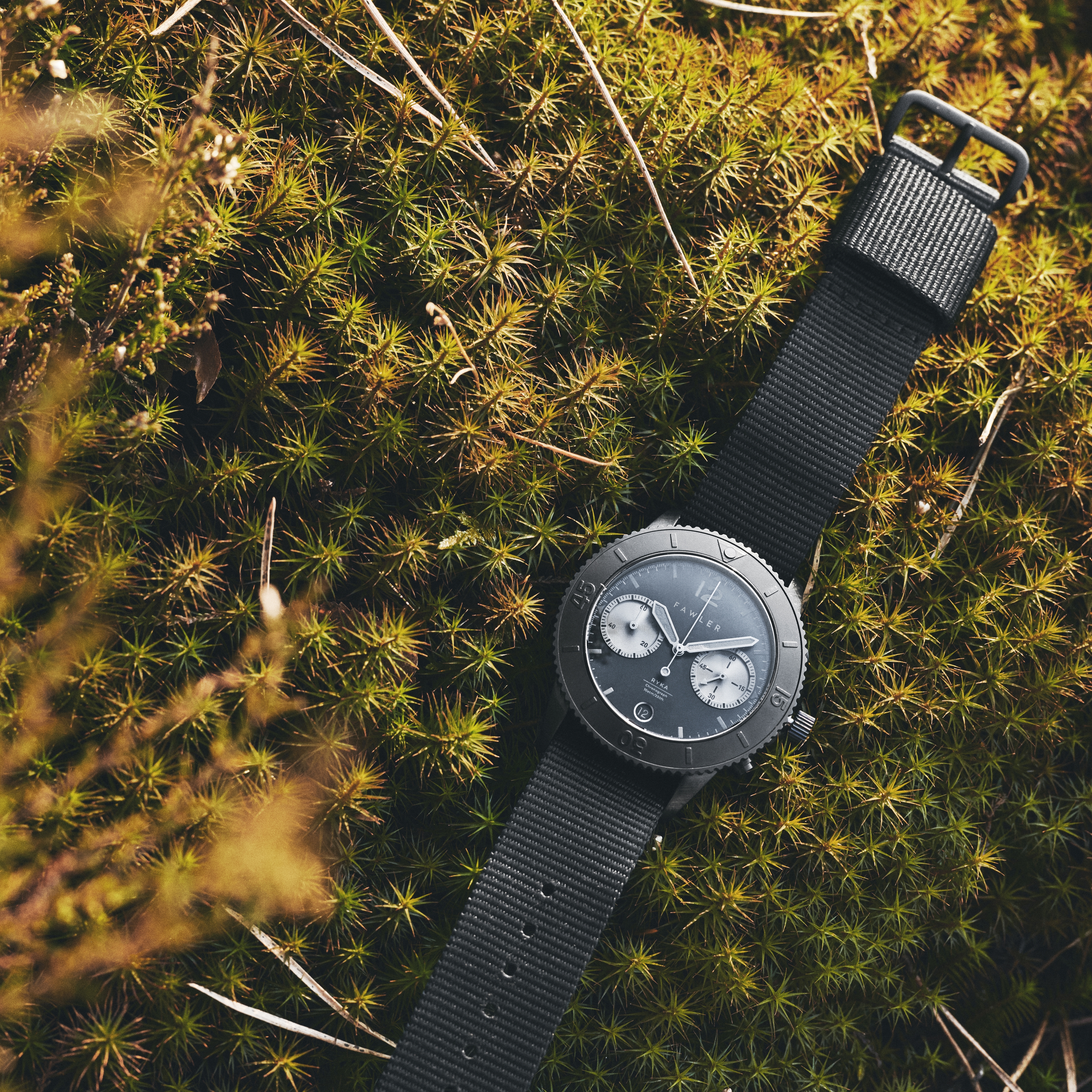 Ryka | Limited Edition Svart Militär Dykarklocka - 5