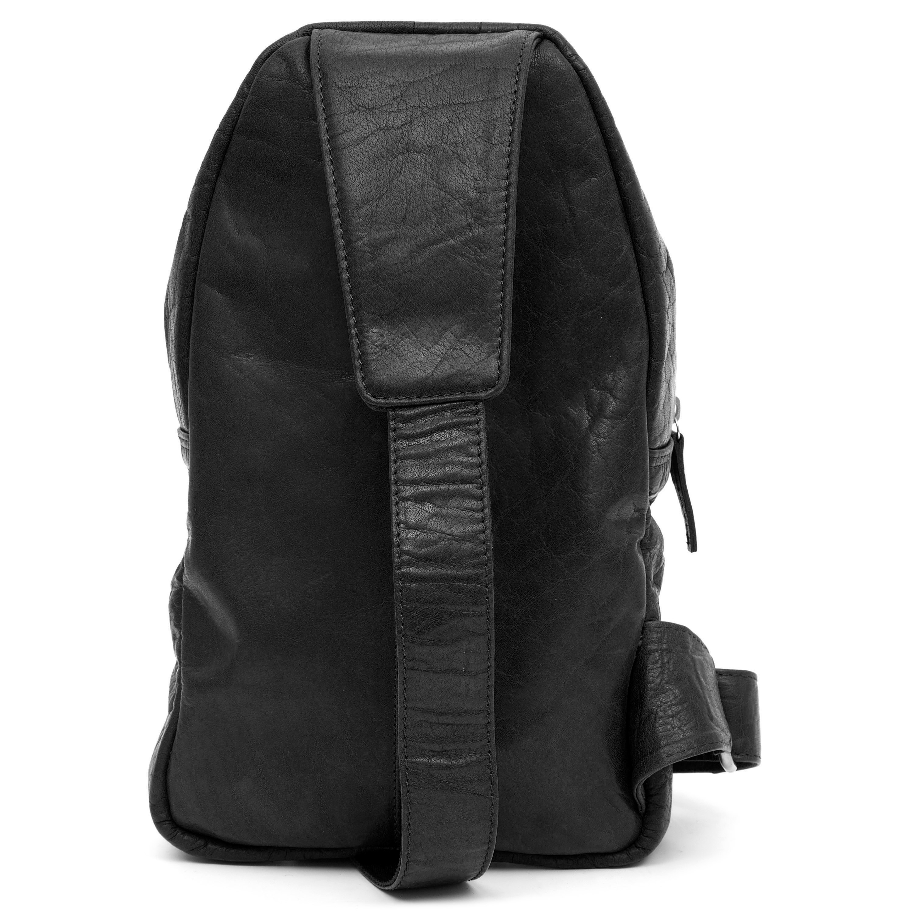 Montreal Mini Svart Axelväska i Läder - 5