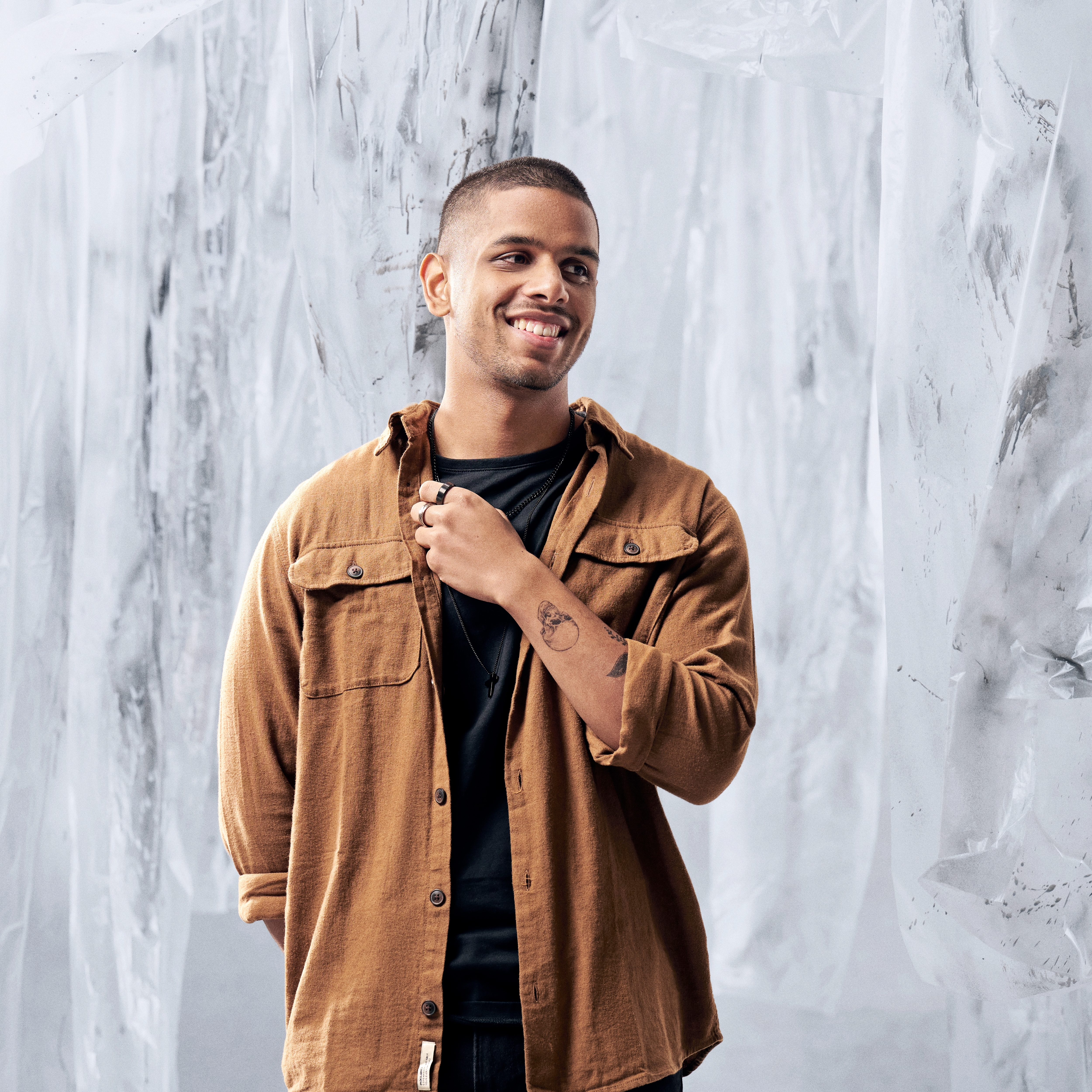 Anneau Aesop Brock en titane noir  - 6