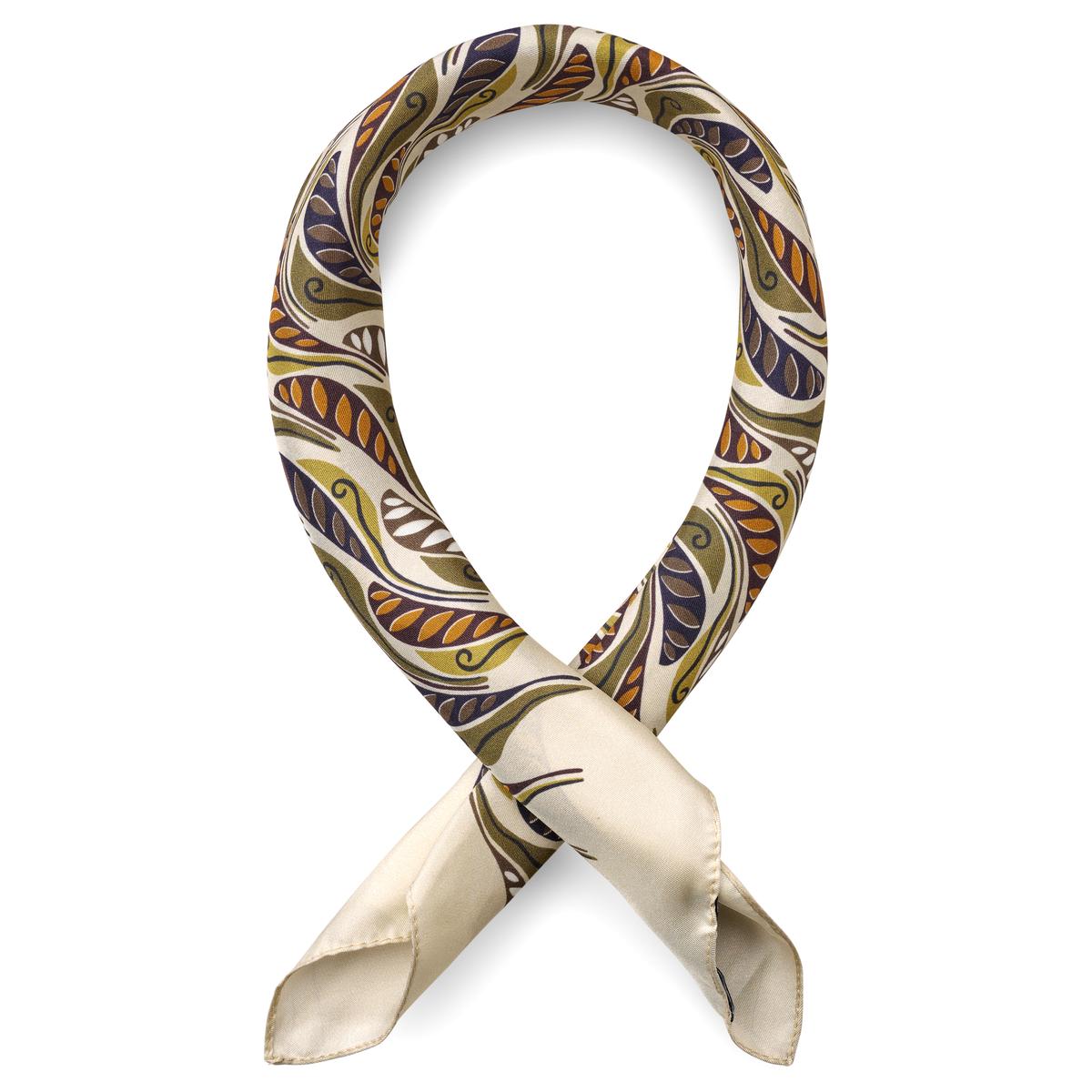 Lorenzo Cana Designer damesdoek van 100% zijde, halsdoek, meerkleurig Lorenzo Cana Designer damesdoek van 100% zijde, halsdoek, meerkleurig