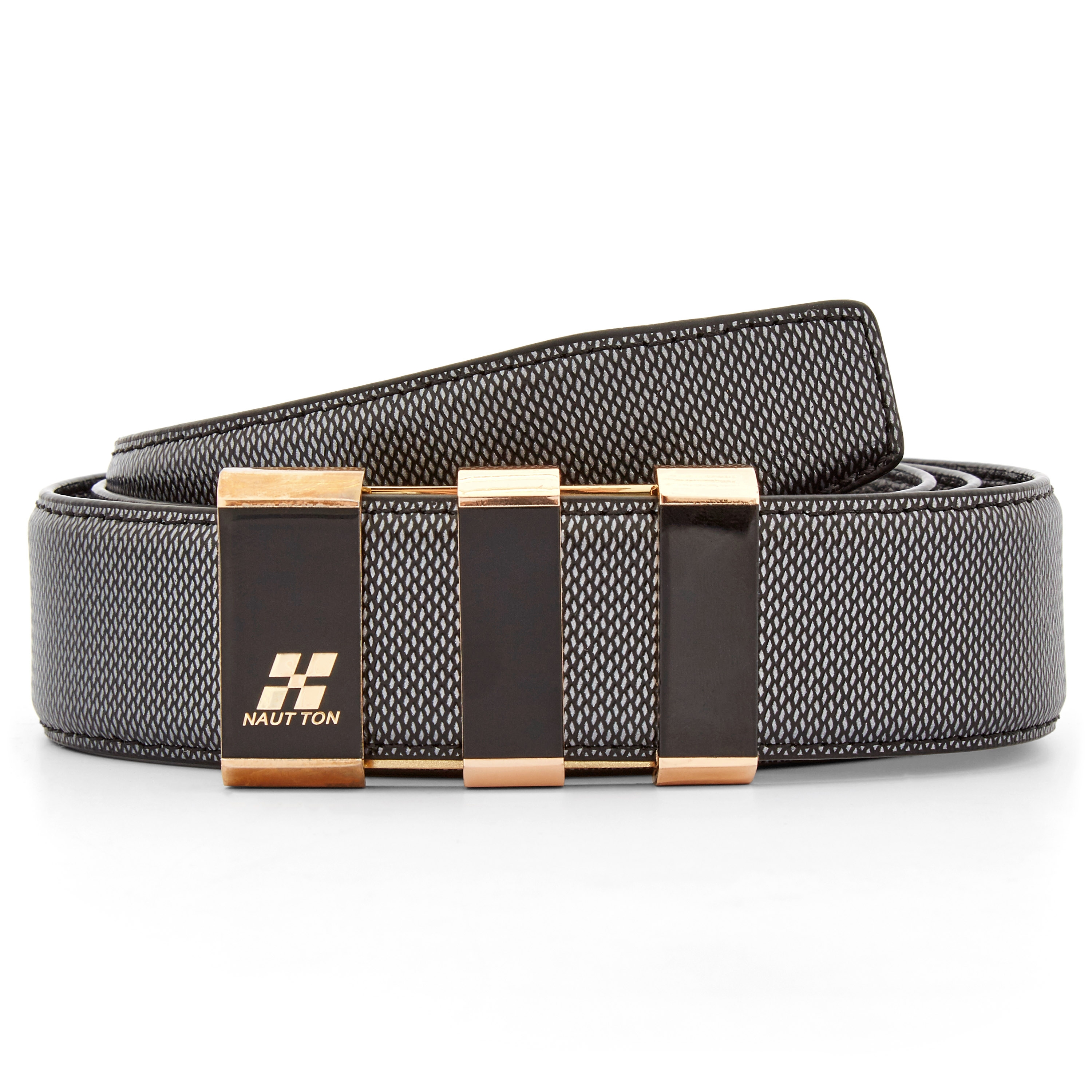 Zilveren Leren Slangenriem - 1