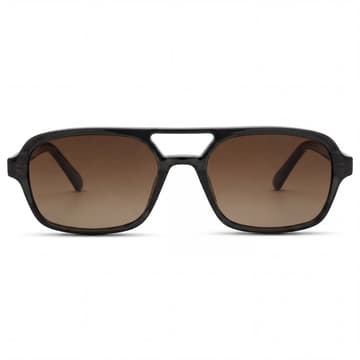 Spectrum | Smoky Black & Brown Aviator Sunglasses Spectrum | Smoky Black & Brown Aviator Sunglasses