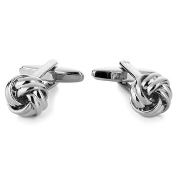 Silver-Tone Knot Cufflinks Silver-Tone Knot Cufflinks
