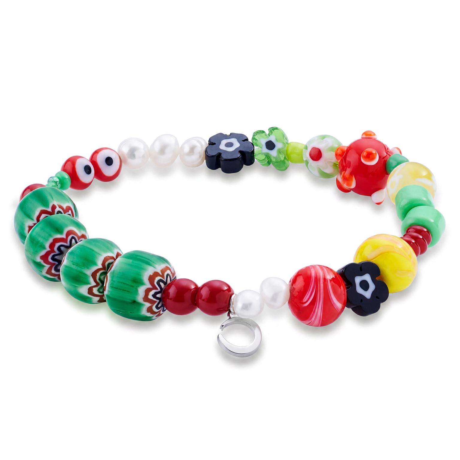 Pearlmania | Fiesta Bazaar Multicolour Glass Bead Bracelet Pearlmania | Fiesta Bazaar Multicolour Glass Bead Bracelet