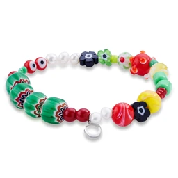 Pulseras de cuentas amarillas para hombre Pulseras de cuentas amarillas para hombre