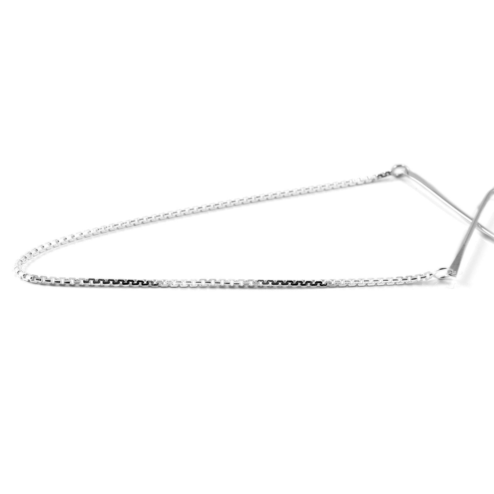 Silver Square 925s Tie Chain - 3