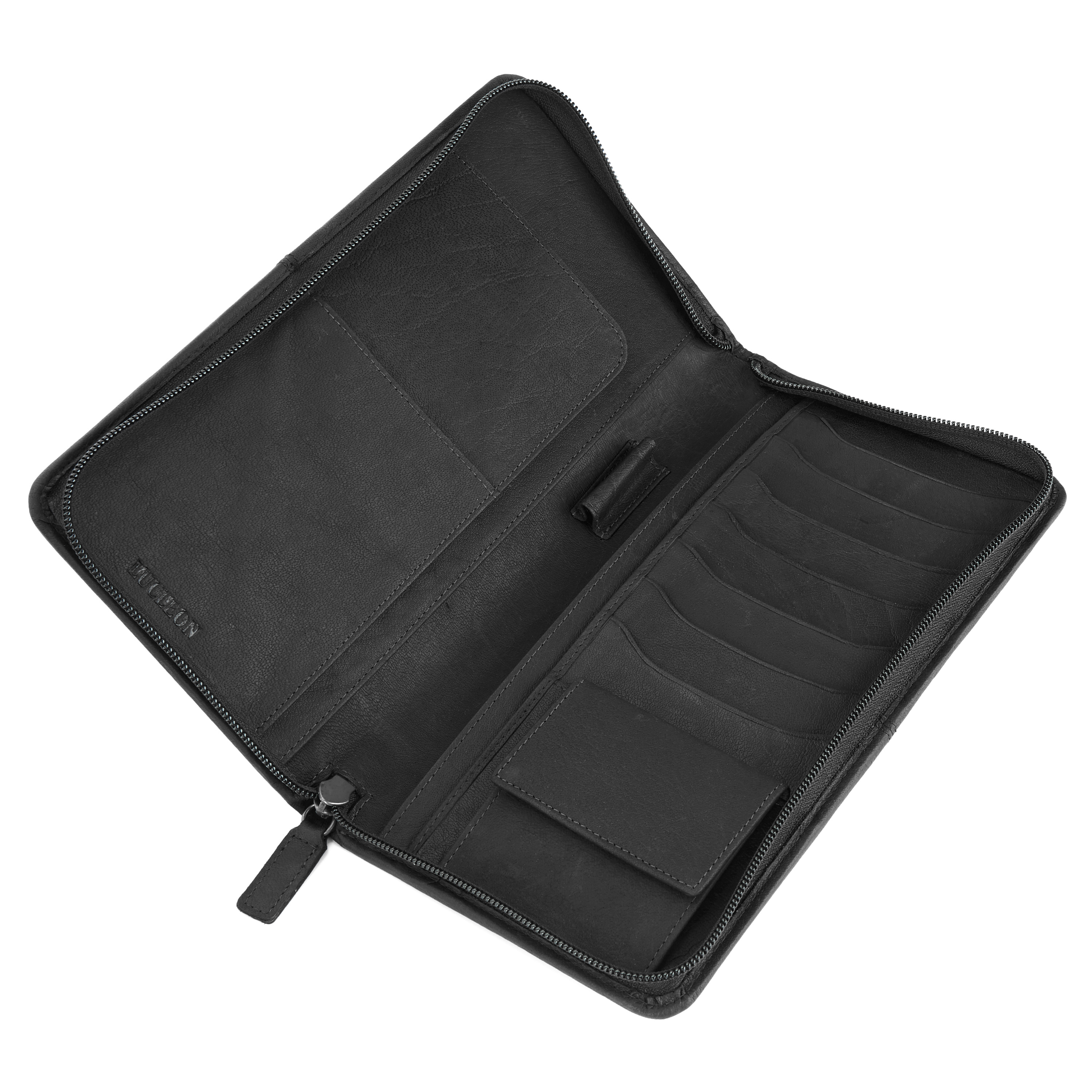 Oxford Large Rejsetegnebog i Sort Læder - 6