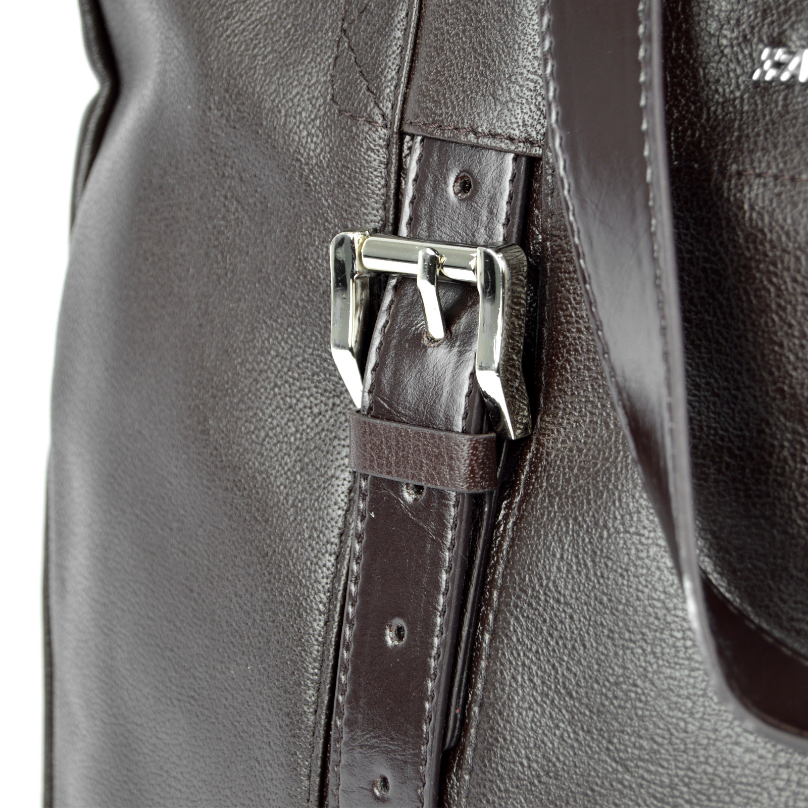 Braune Bucko Ledertasche - 12