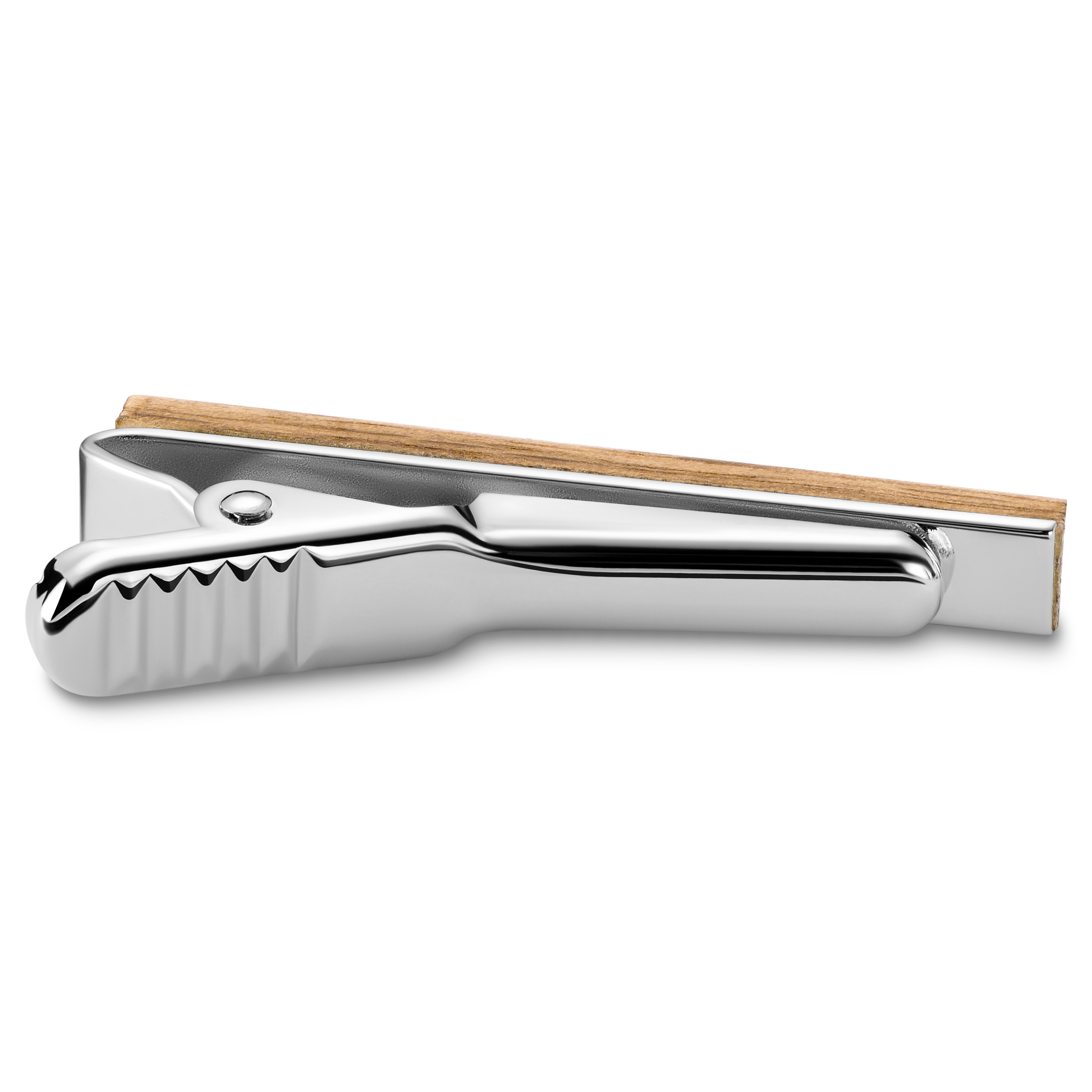 Short Red Oak Tie Clip - 4