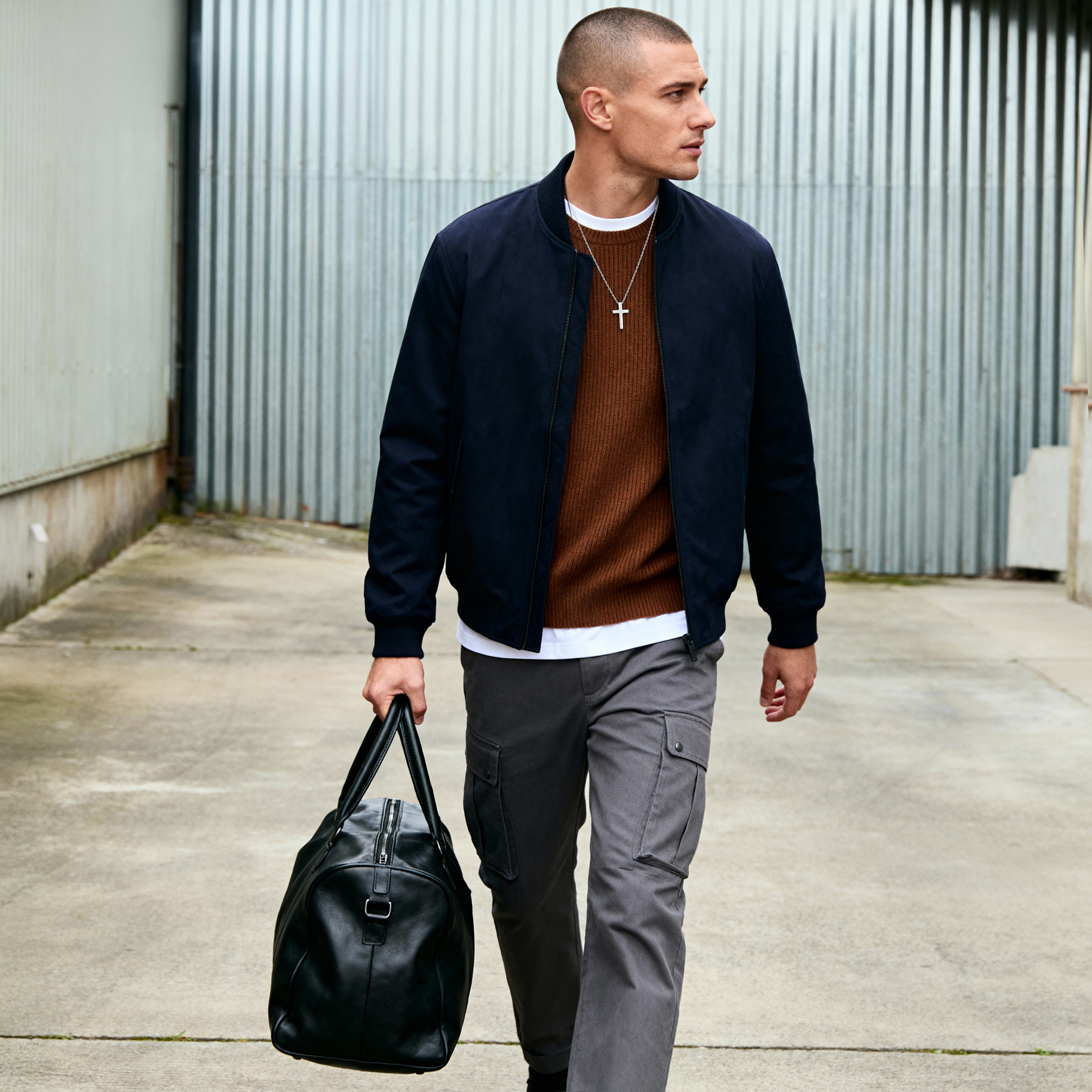 Classic Stainless Steel Cross Necklace - 4