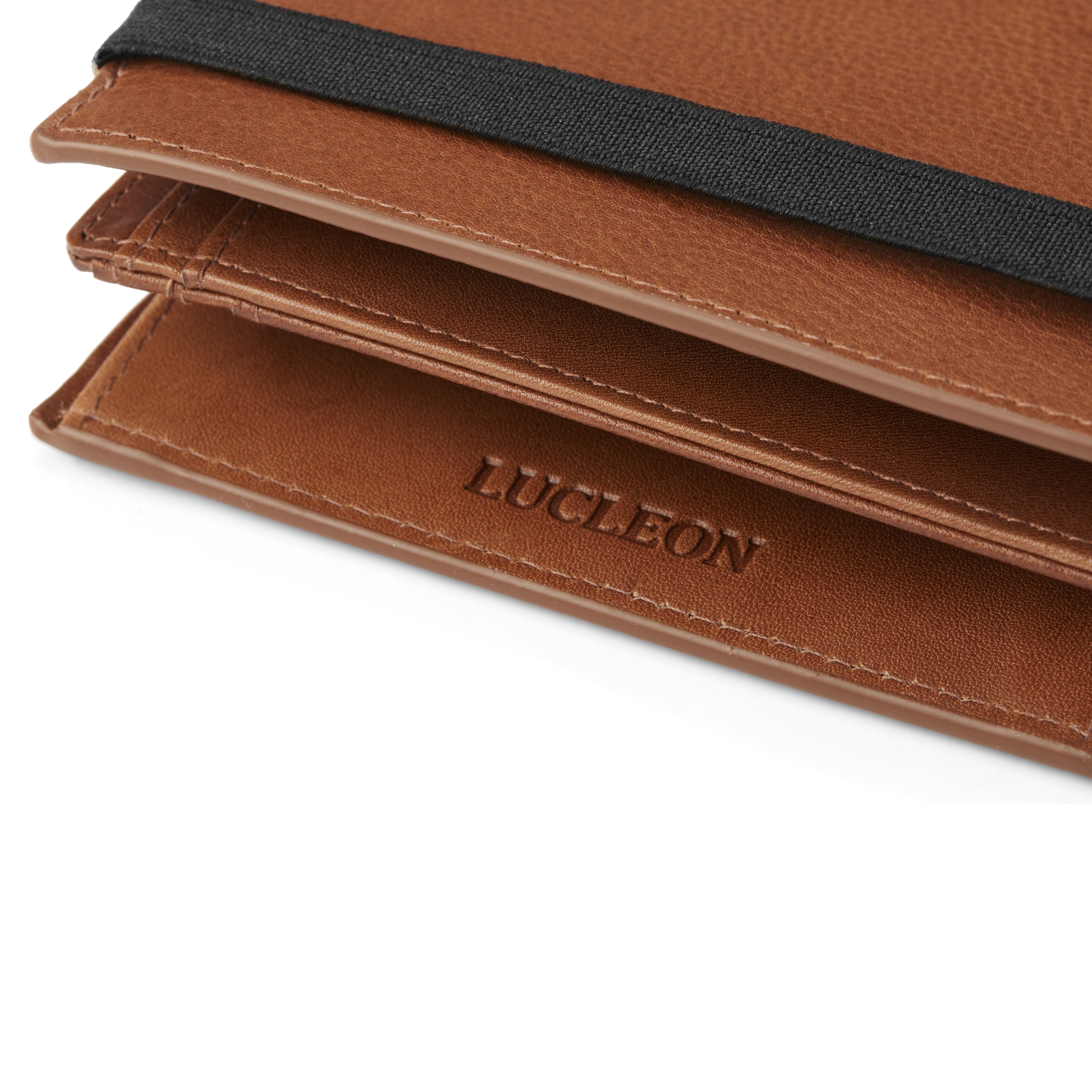 Portefeuille en cuir brun anti-RFID avec porte-clés Lonnie - 9